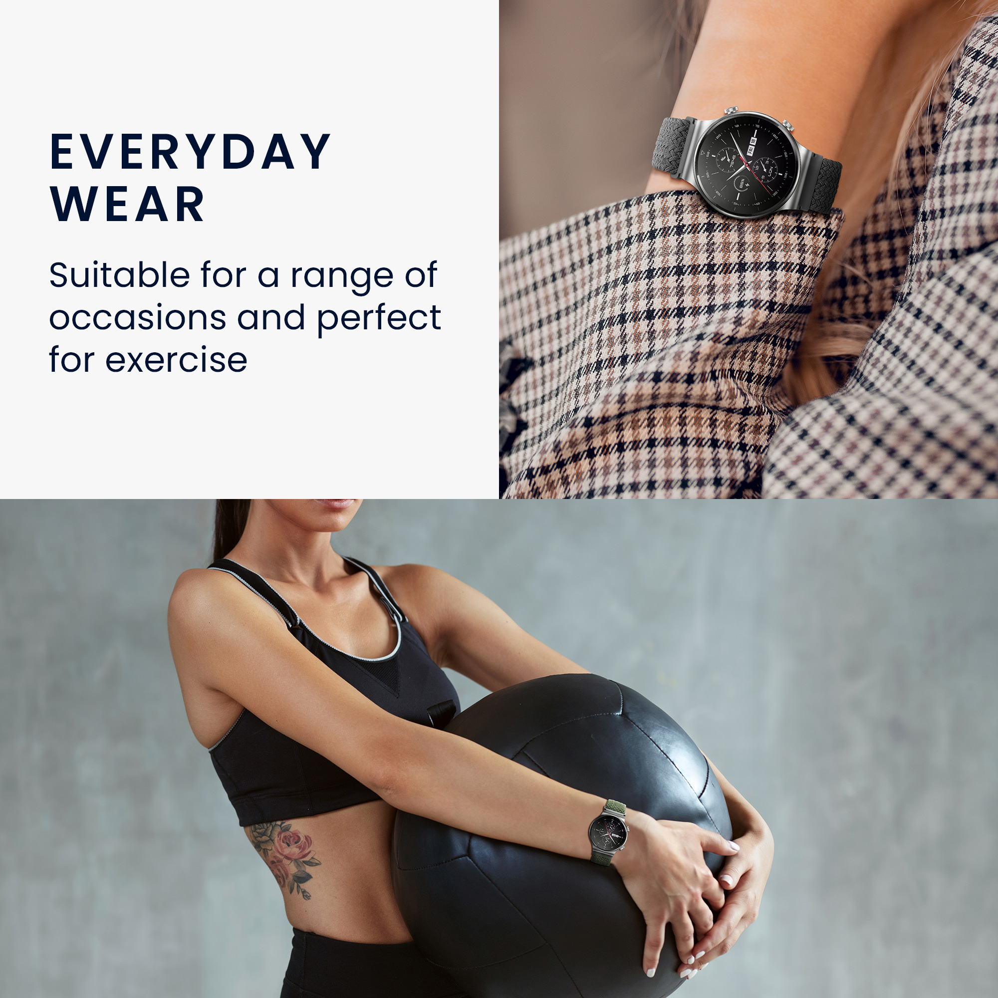 Nylonový řemínek na chytré hodinky Huawei Band 7 černé