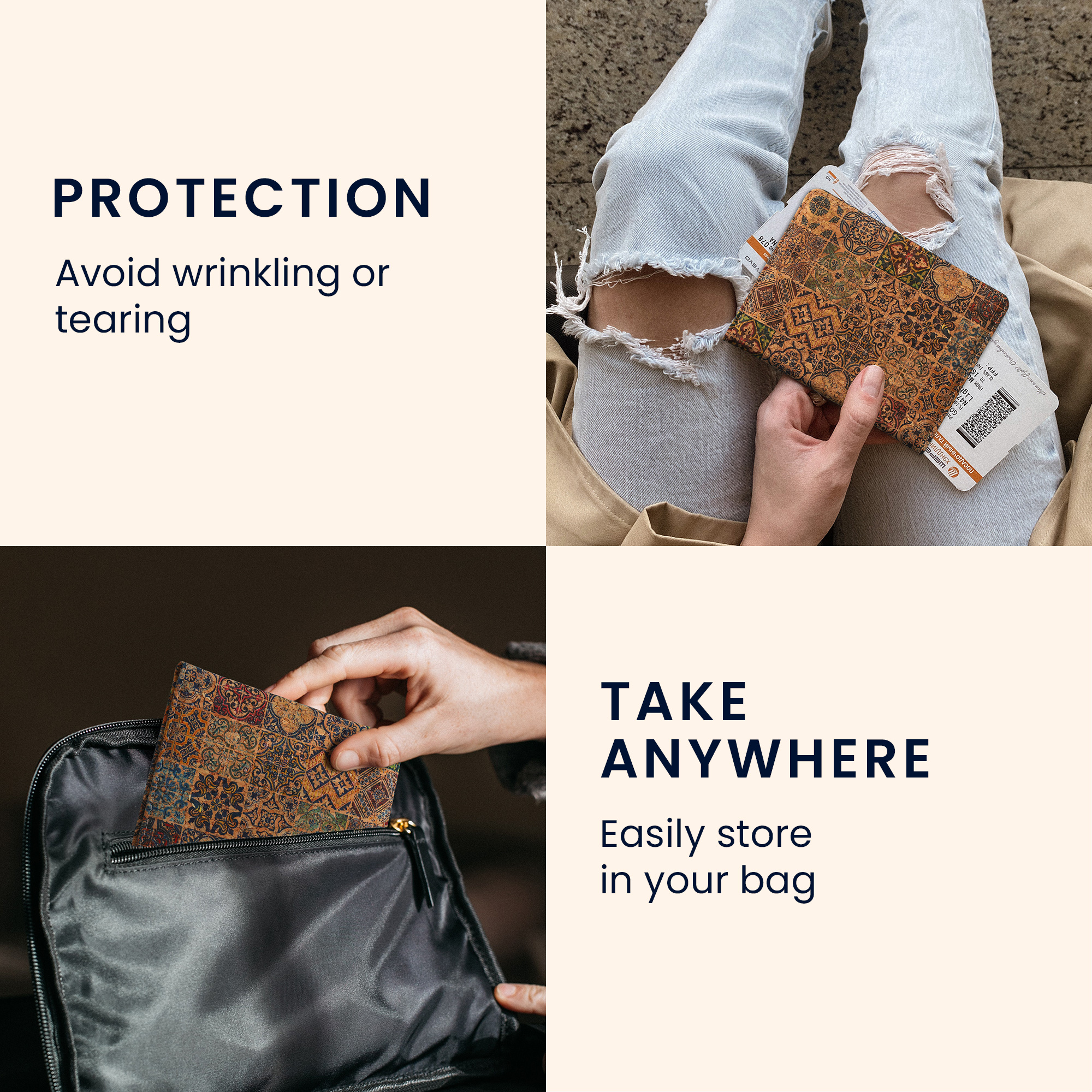 kwmobile obal na pas - Maroccan Tiles