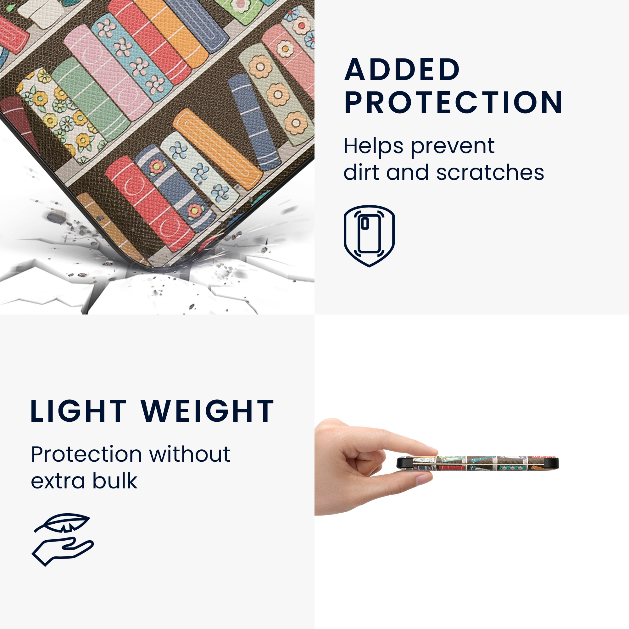 Obal pro Kobo Clara 2E / Tolino Shine 4 kwmobile - tmavě růžová