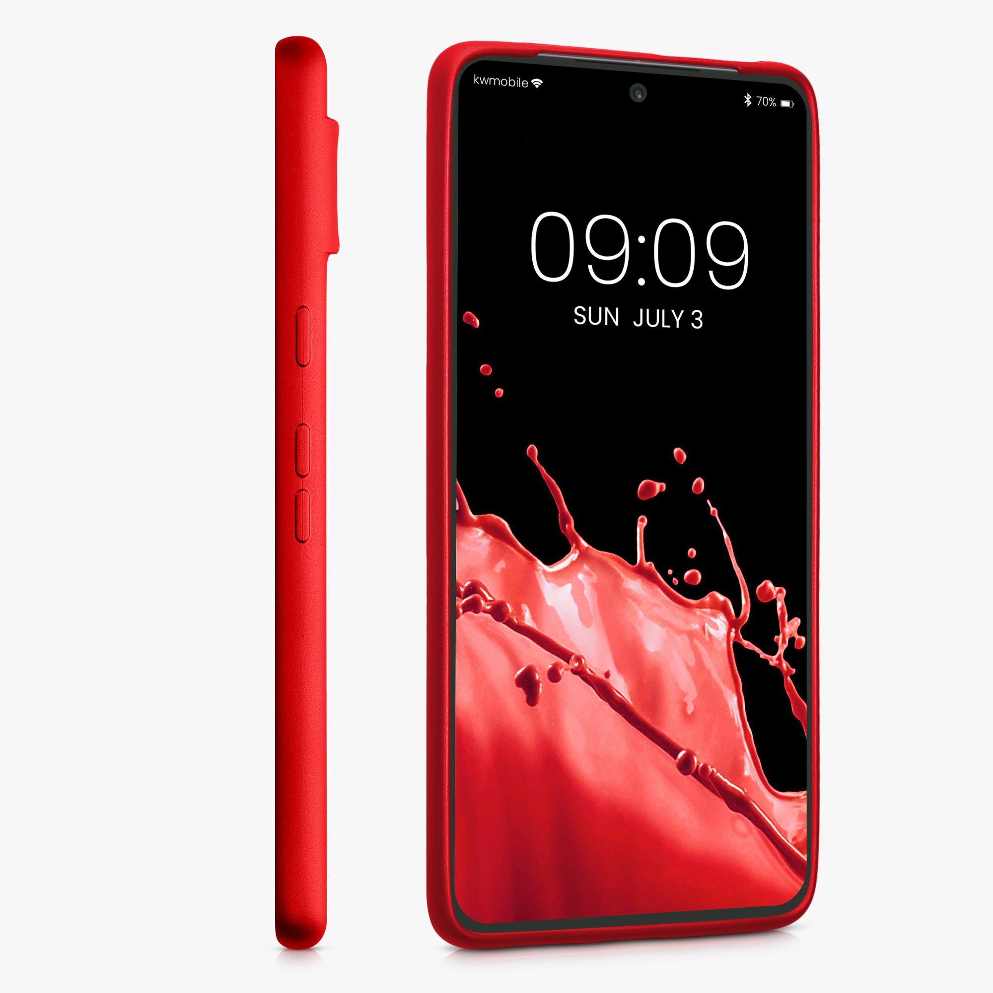 Metalický kryt kwmobile pro Google Pixel 7 - metallic dark red