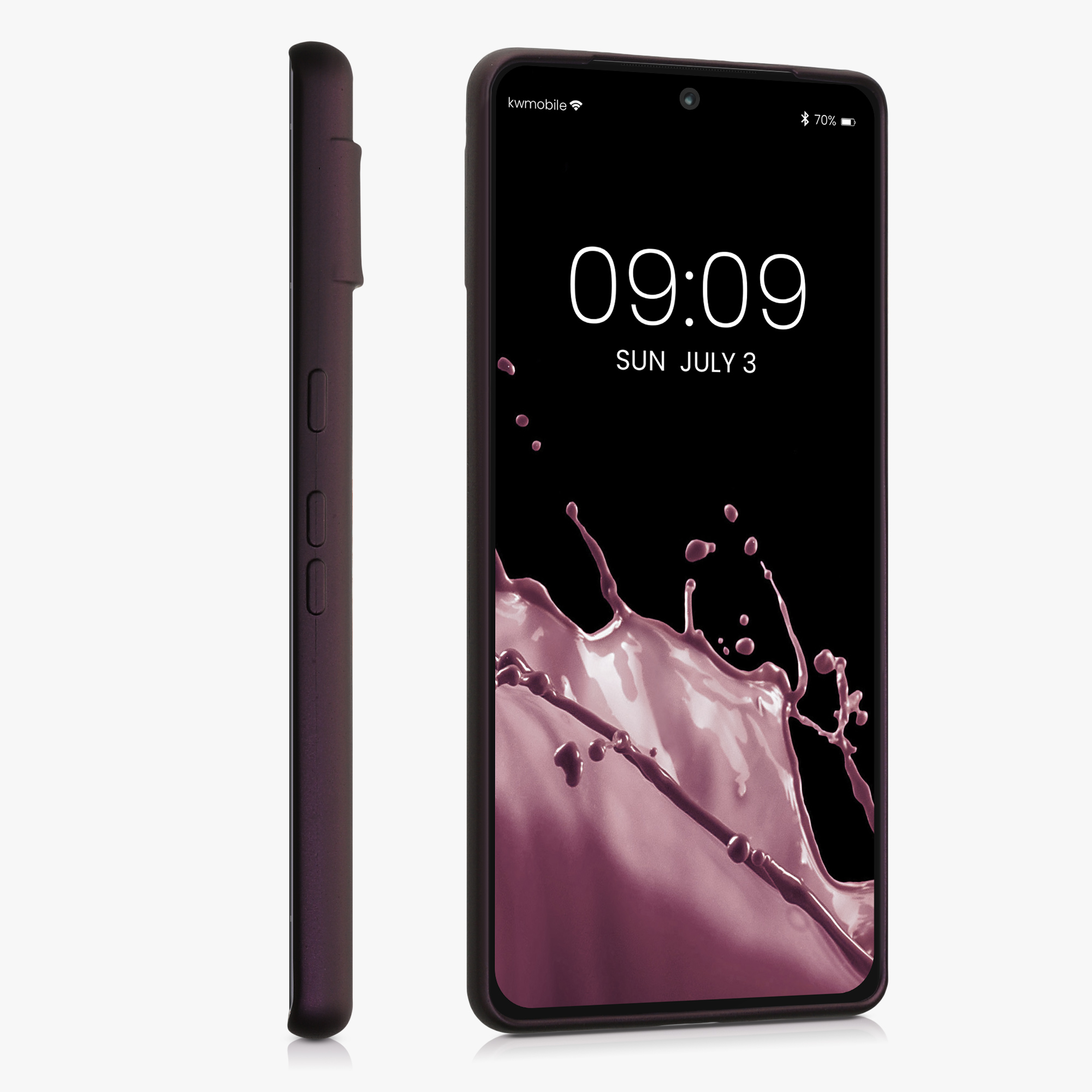 Metalický kryt kwmobile Google Pixel 7 Pro - metalicky malinový