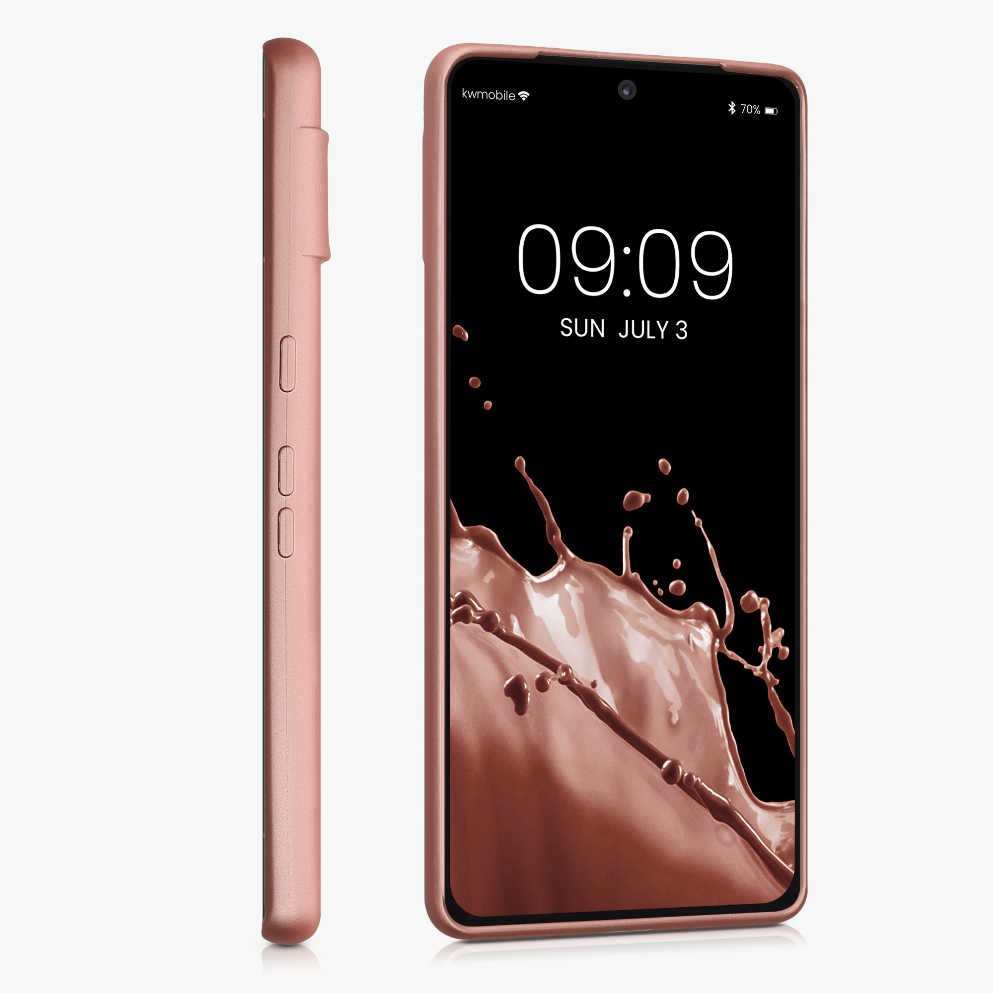 Metalický kryt kwmobile Google Pixel 7 Pro - Metallic Rose Gold