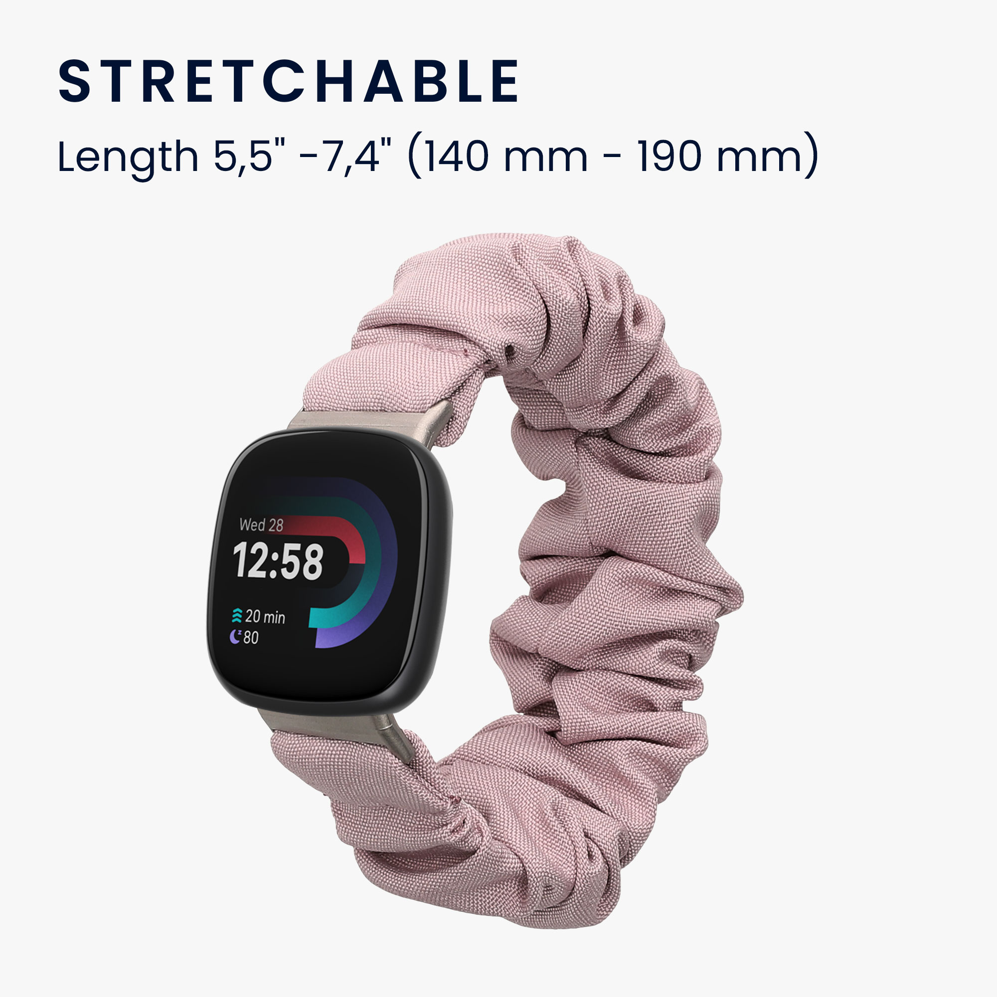 Řemínek kwmobile pro Fitbit Versa 4 / Sense 2 / Versa 3 / Sense - levandulová