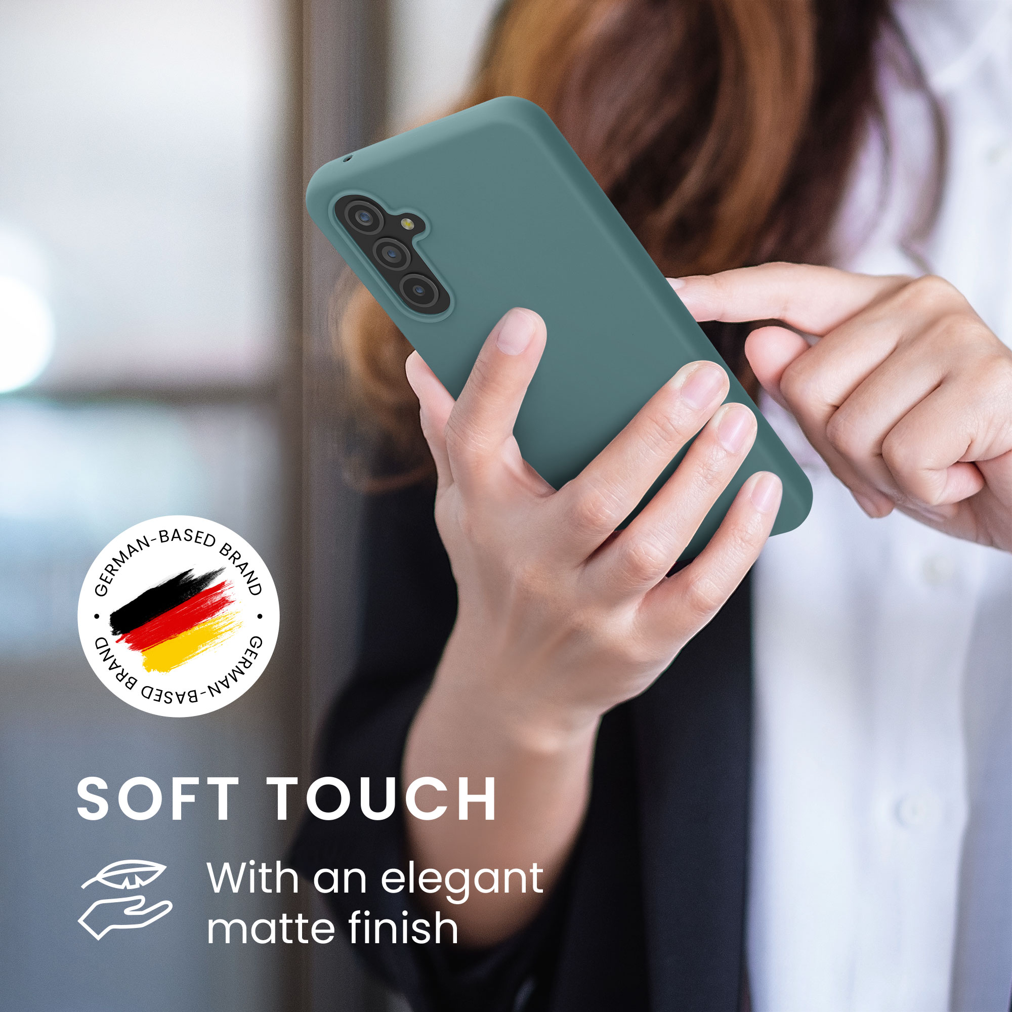 Kryt na mobil Samsung Galaxy A54 5G kwmobile TPU Arktická noc