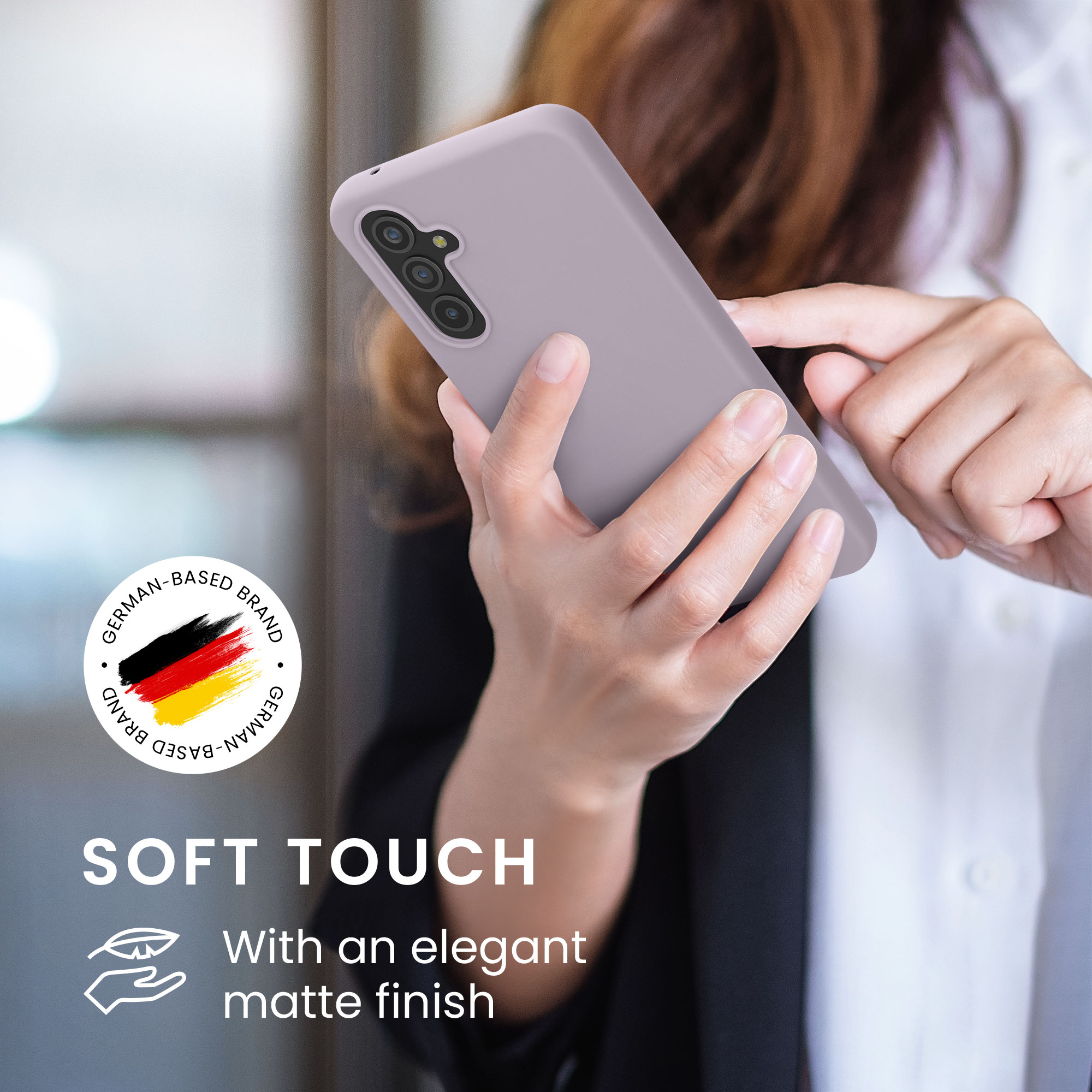 Kryt na mobil Samsung Galaxy A54 5G kwmobile TPU Levandulová