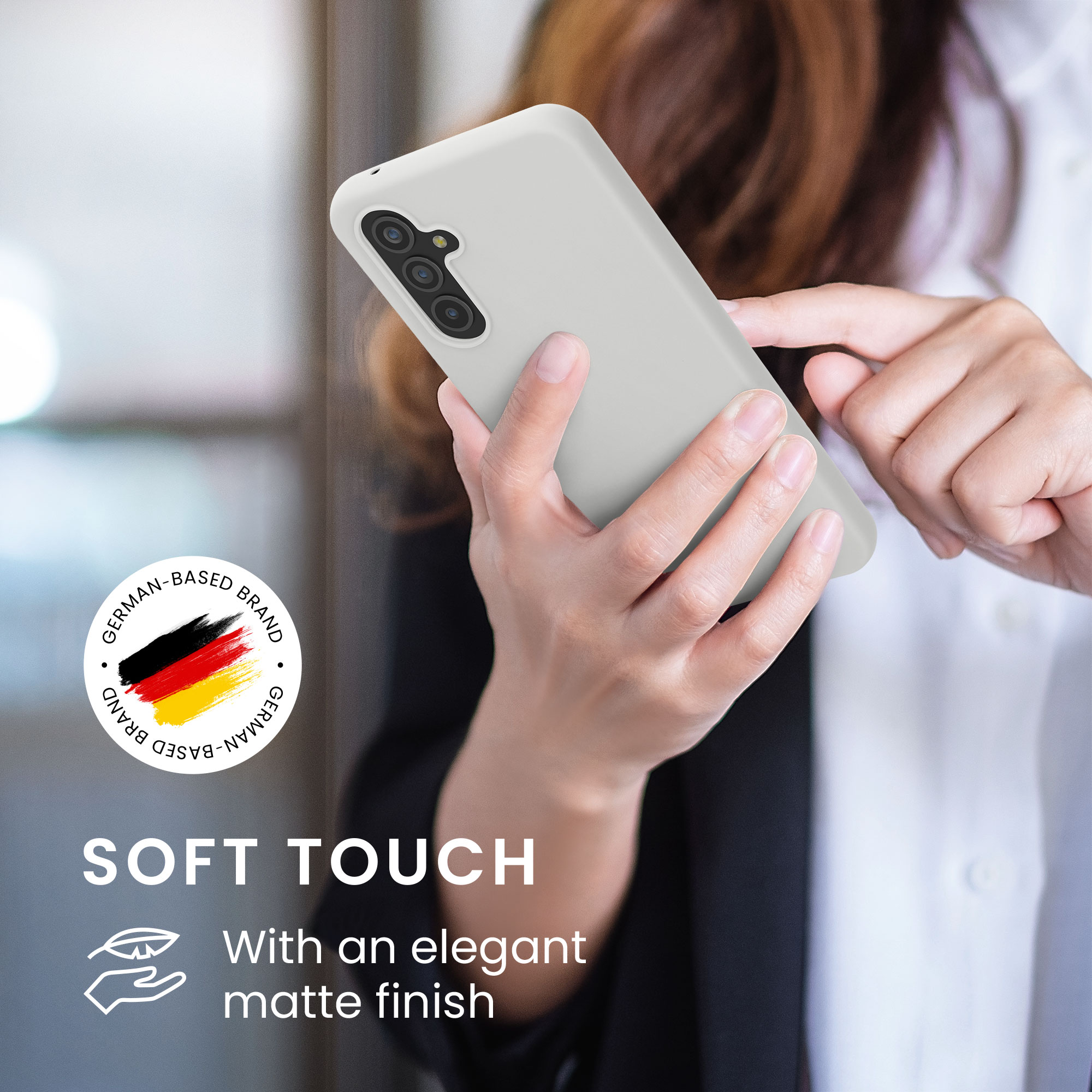 Kryt na mobil Samsung Galaxy A54 5G kwmobile TPU Matná bílá