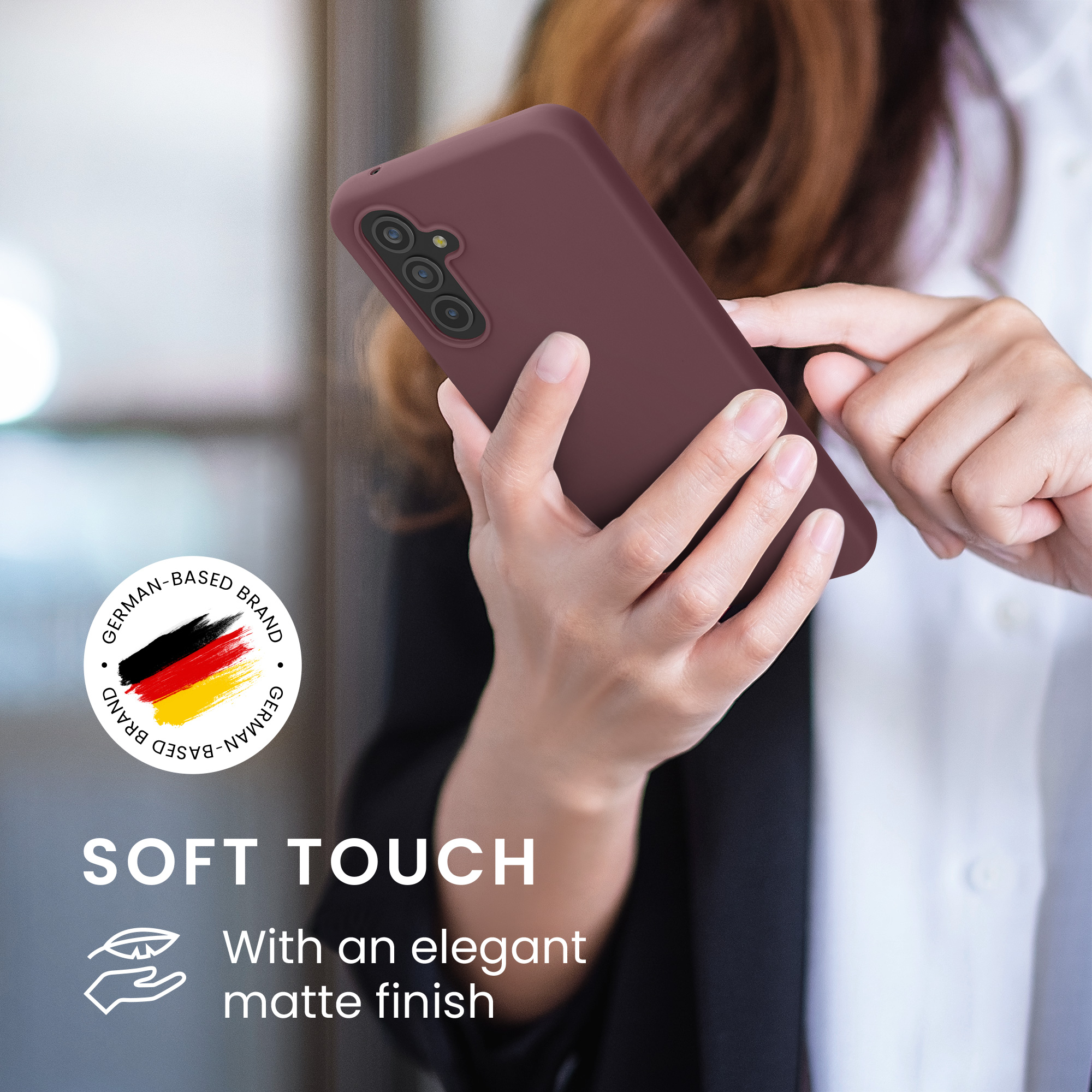Kryt na mobil Samsung Galaxy A54 5G kwmobile TPU Hroznová fialová