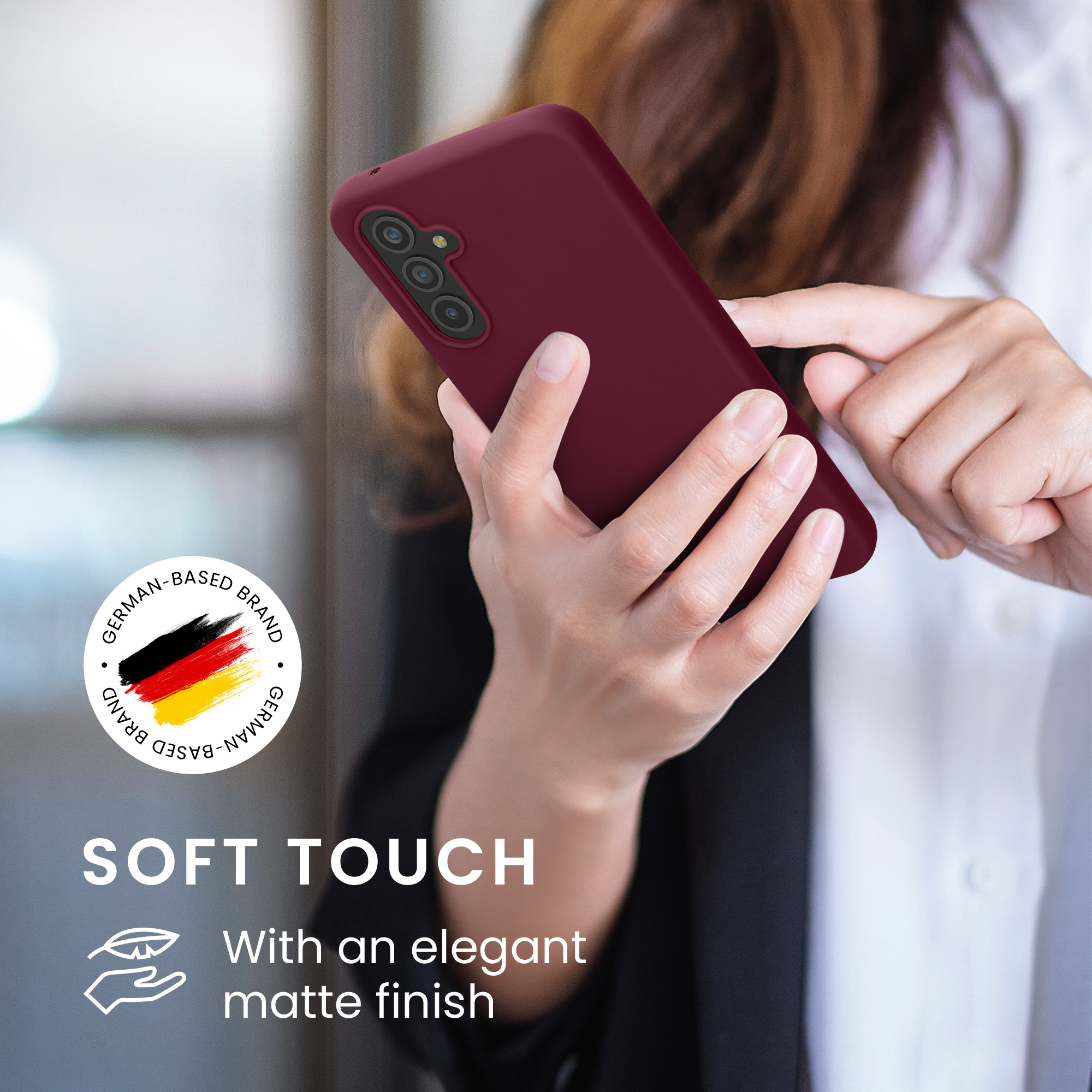 Pouzdro pro Samsung Galaxy A54 5G kwmobile TPU - magenta fialová