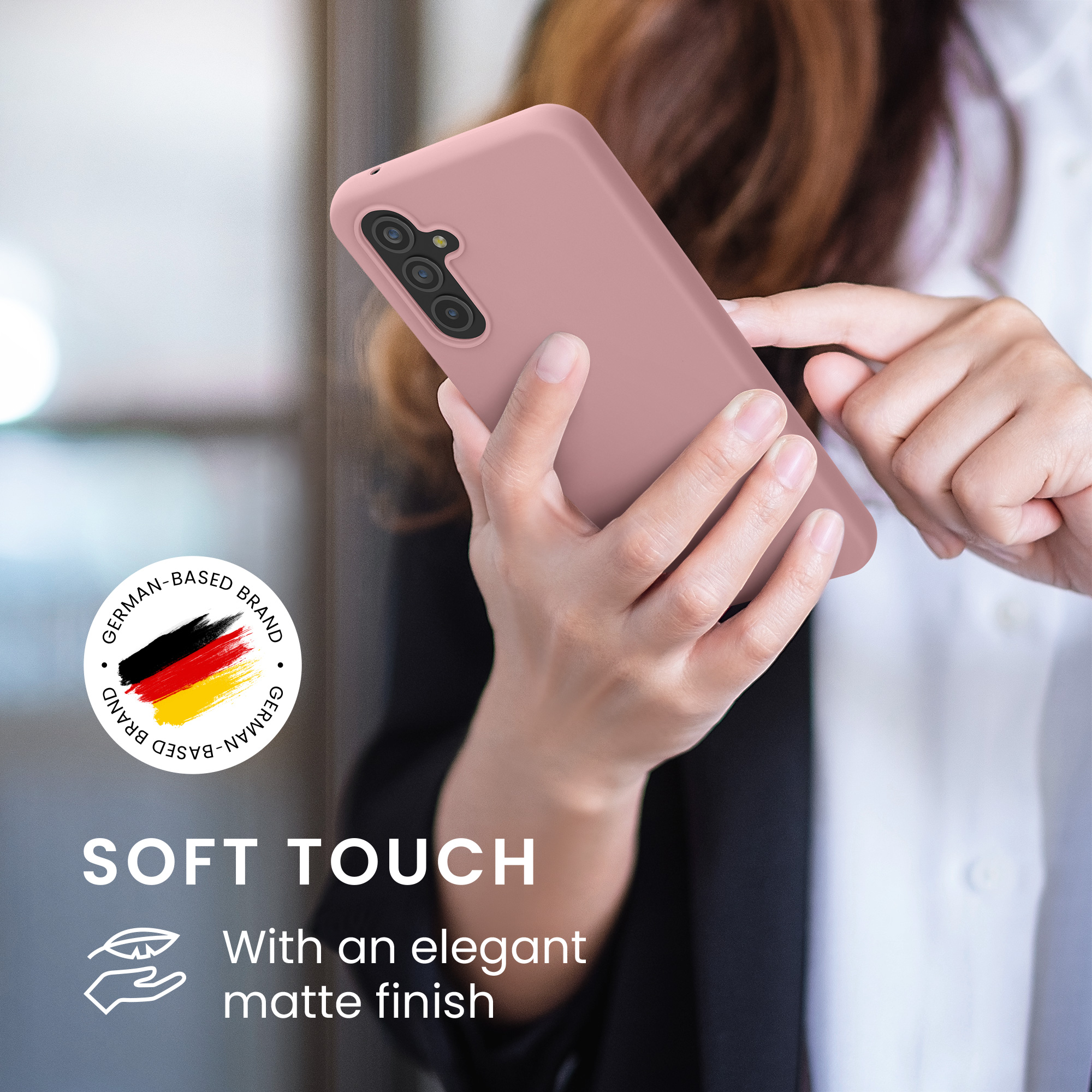 Kryt na mobil Samsung Galaxy A54 5G kwmobile TPU Starorůžová