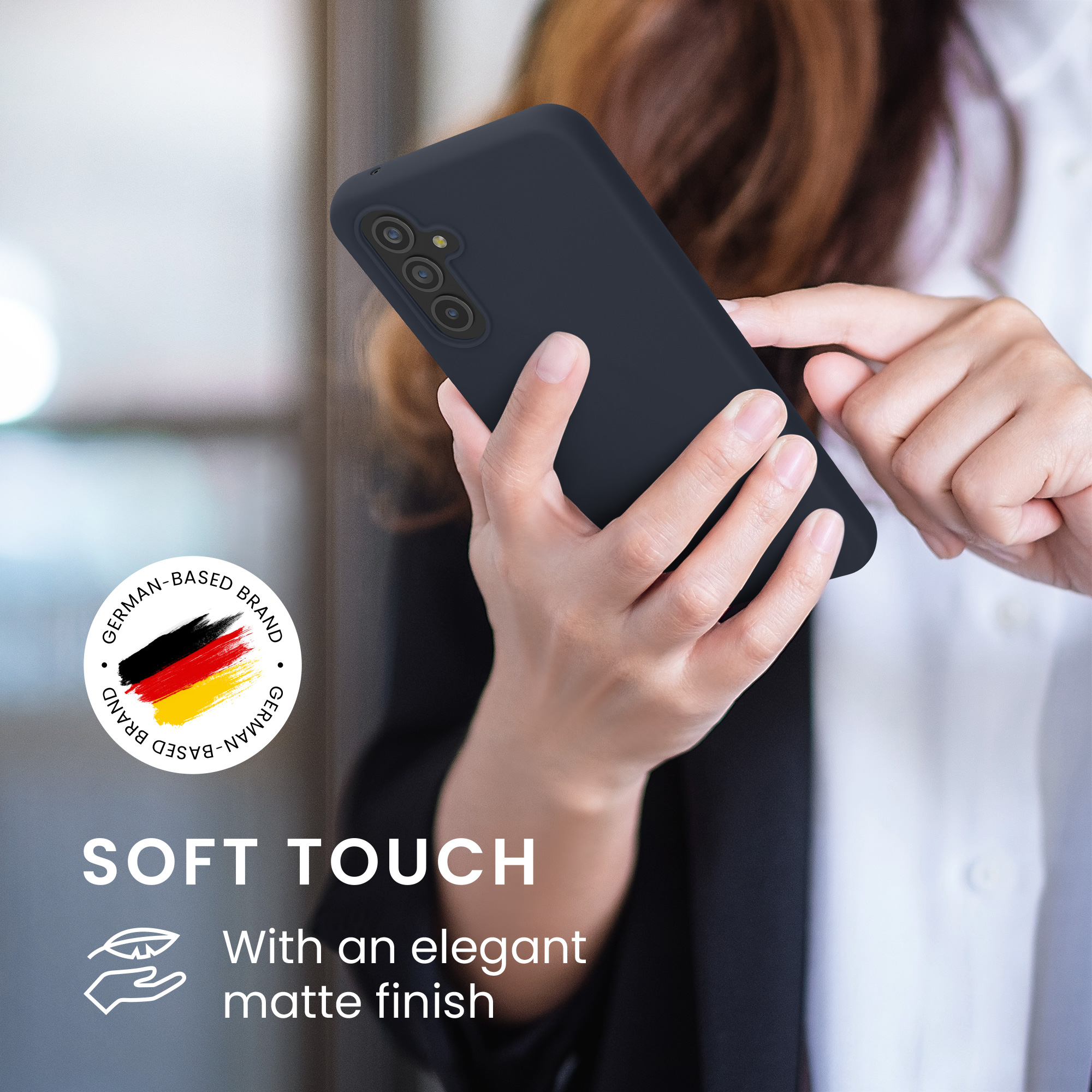 Kryt na mobil Samsung Galaxy A54 5G kwmobile TPU Tmavě modrá