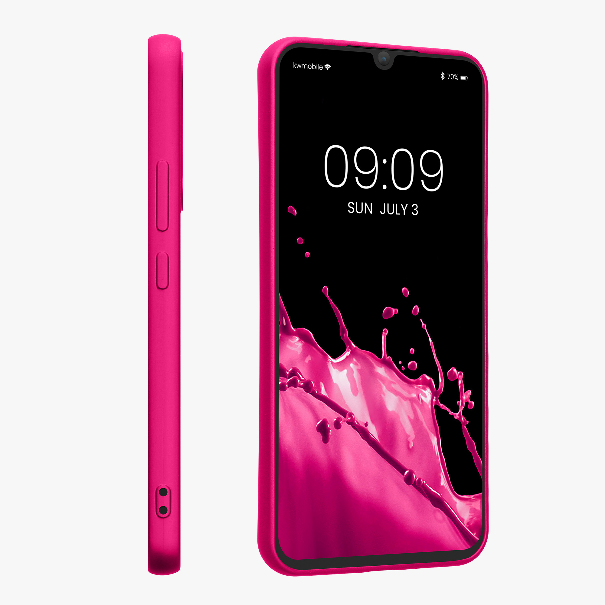 Metalický kryt na mobil Samsung Galaxy A34 5G kwmobile metalicky růžový