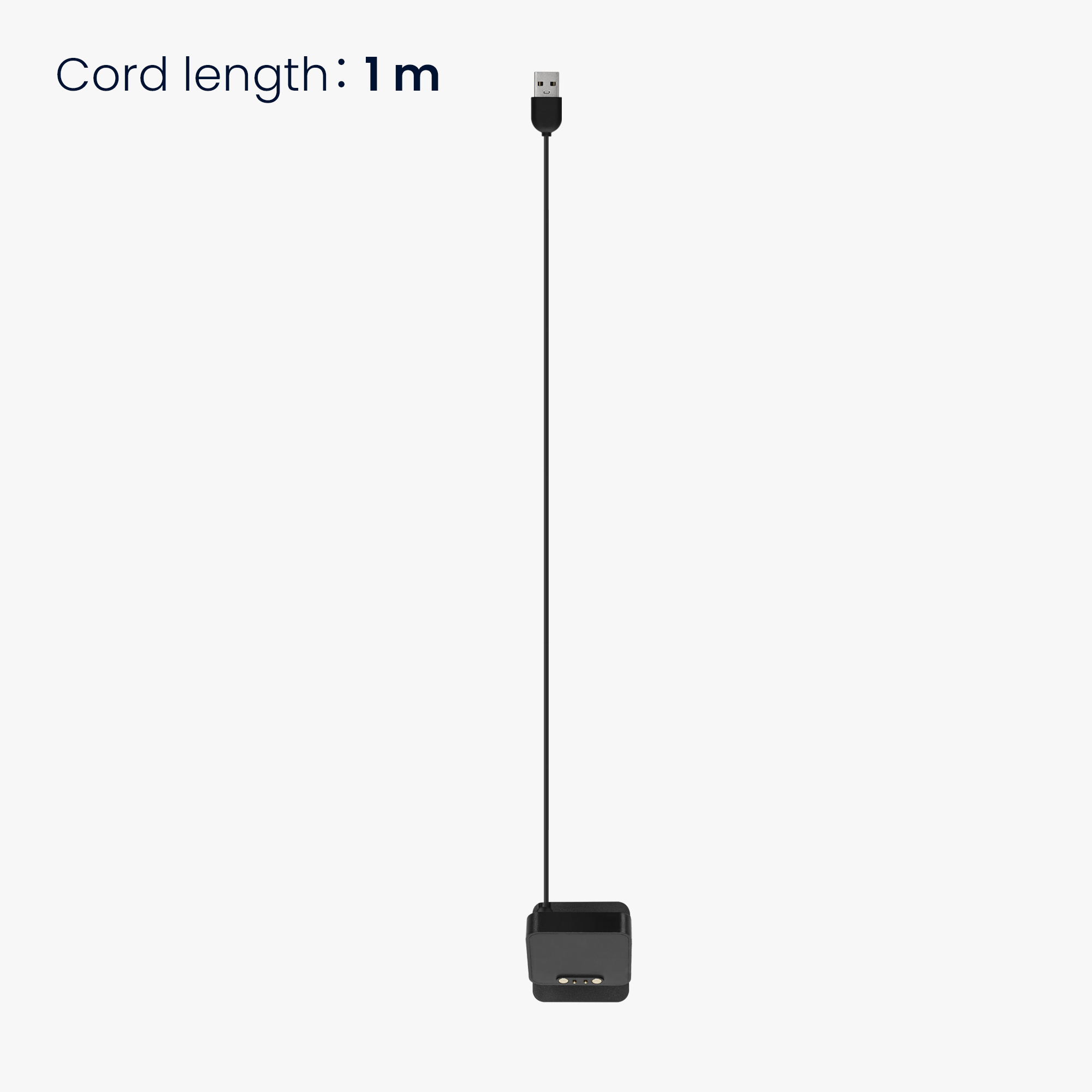 Nabíječka / nabíjecí kabel Haylou RT2 LS10 / Solar LS05 / RT LS05S kwmobile - černá