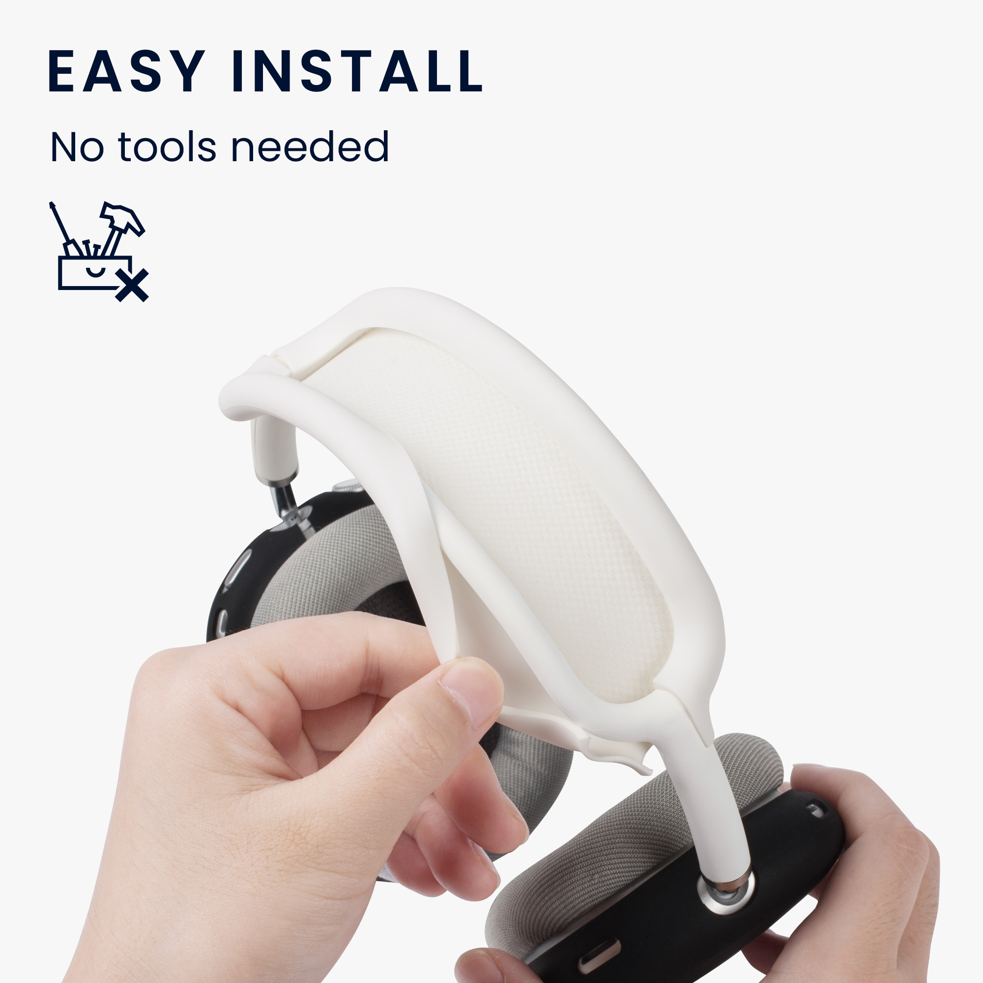 Náhradní náušníky kwmobile pro Sony WH-1000XM4 / WH-1000XM3, černá