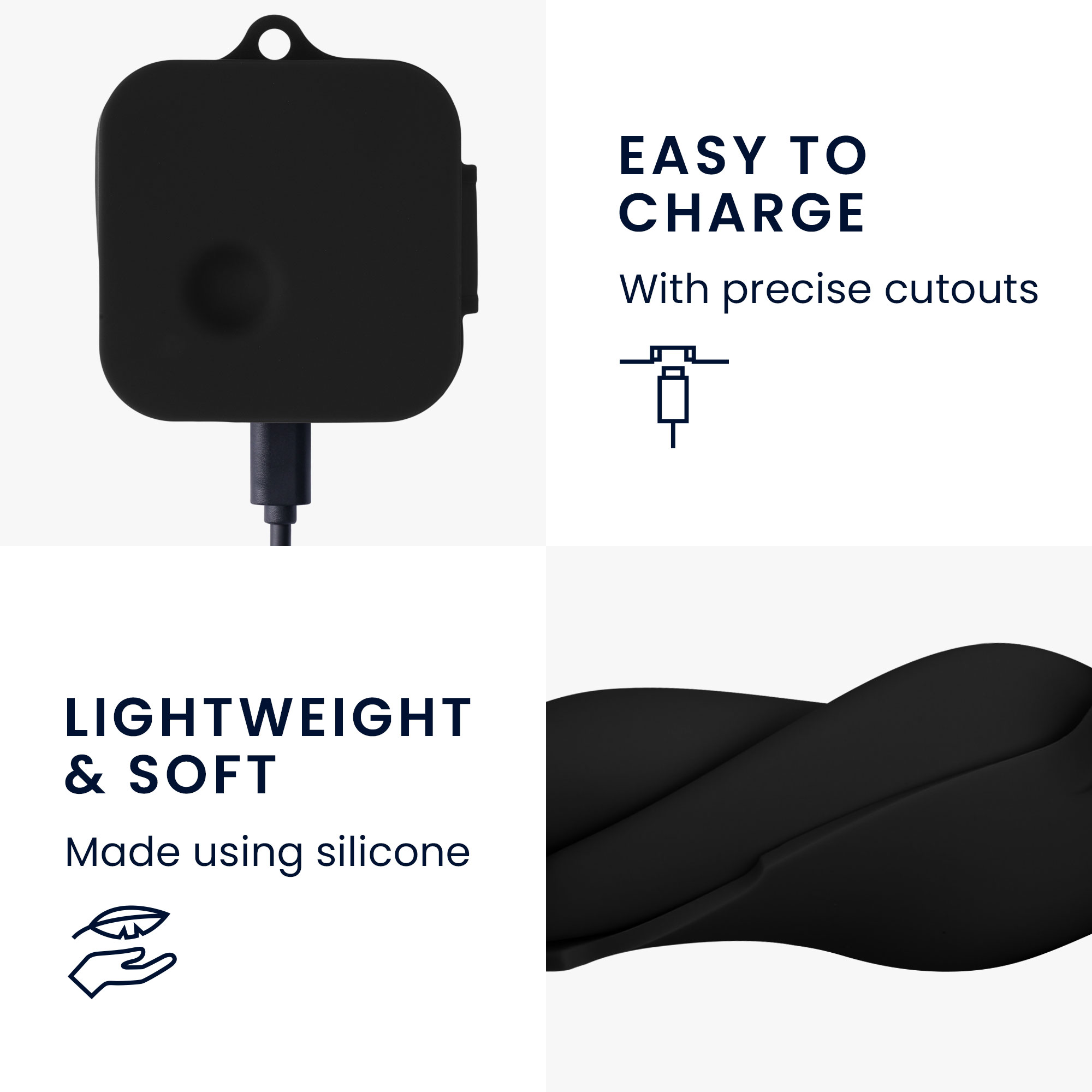 Pouzdro na sluchátka kwmobile pro Nothing ear (2), černá