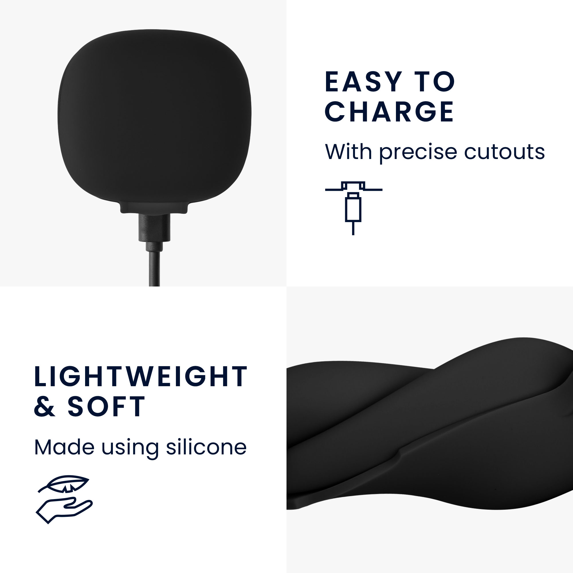 Pouzdro kwmobile pro Anker Soundcore P20i Case, černá