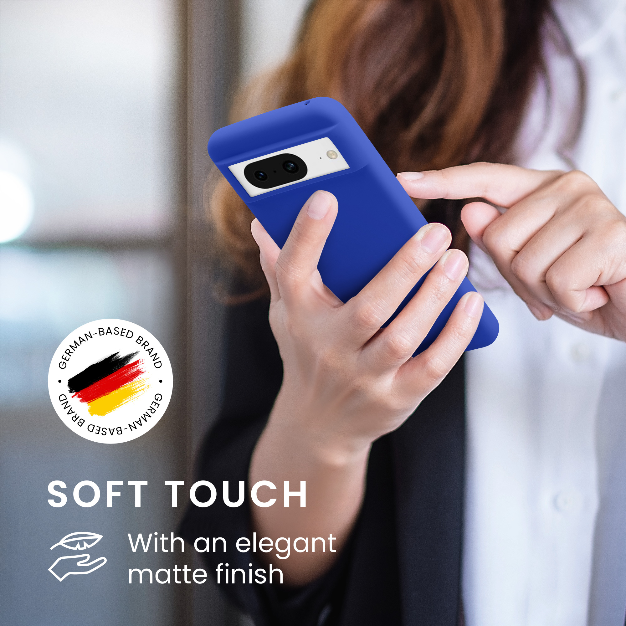 TPU kryt kwmobile Google Pixel 8 - Baltic Blue bezdrát. nabíjení
