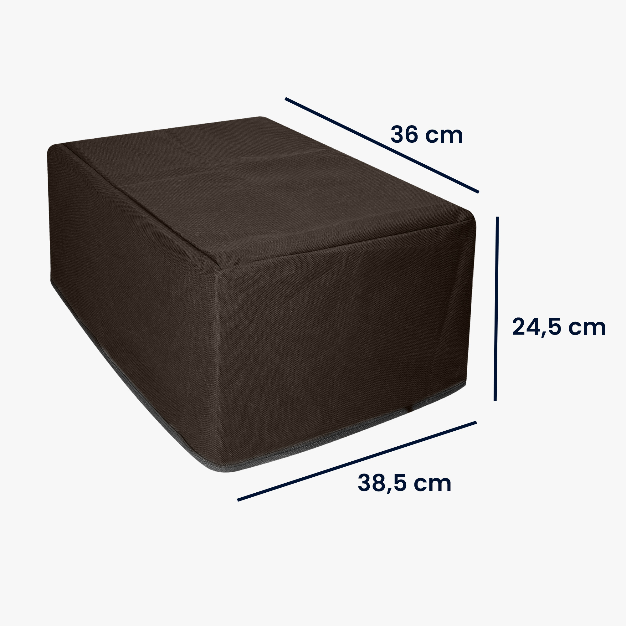 Ochranný kryt proti prachu pro Epson Eco Tank ET-3850 / Eco Tank ET-4856 kwmobile - čokoládová