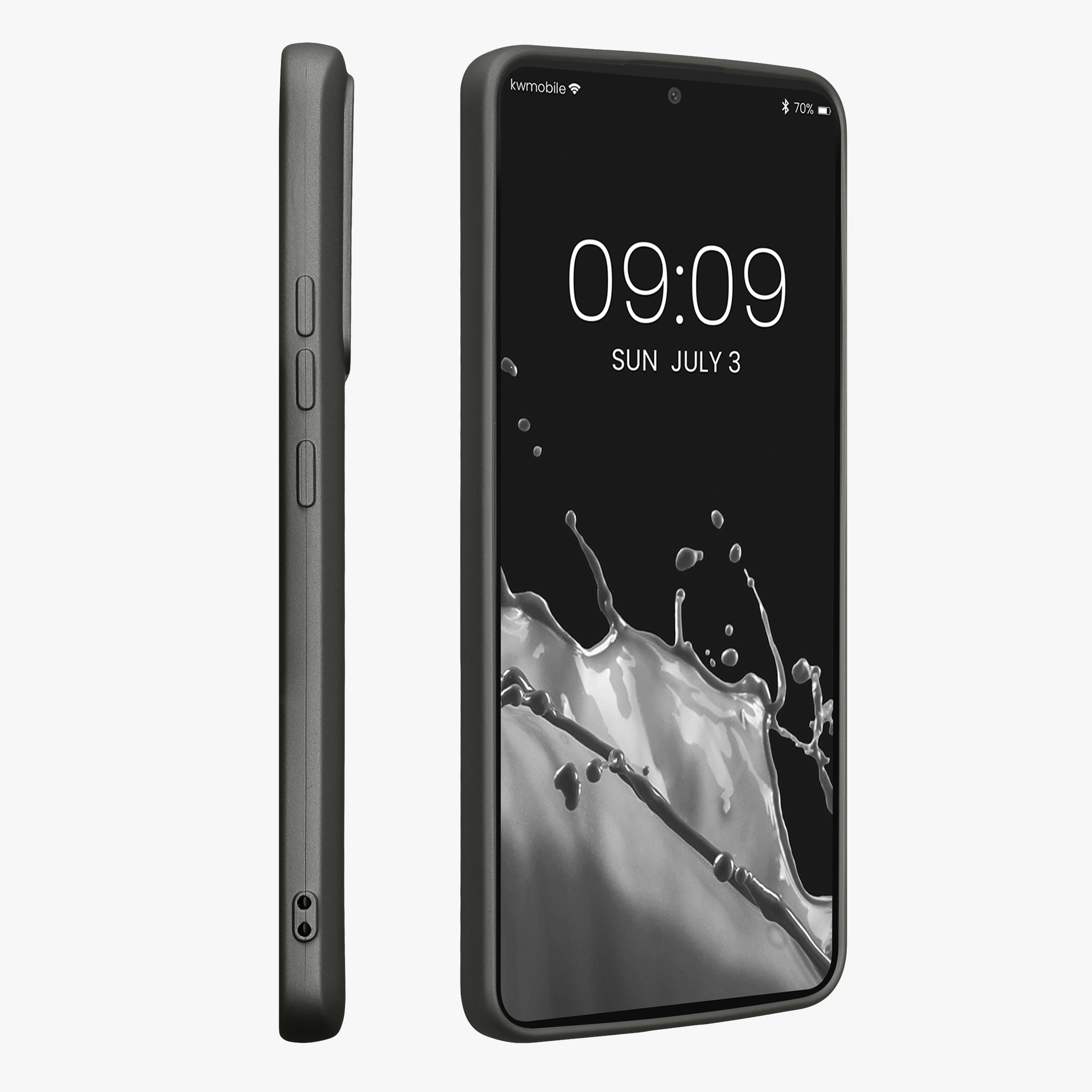 Kryt na mobil Xiaomi 13T / 13T Pro kwmobile metalická šedá
