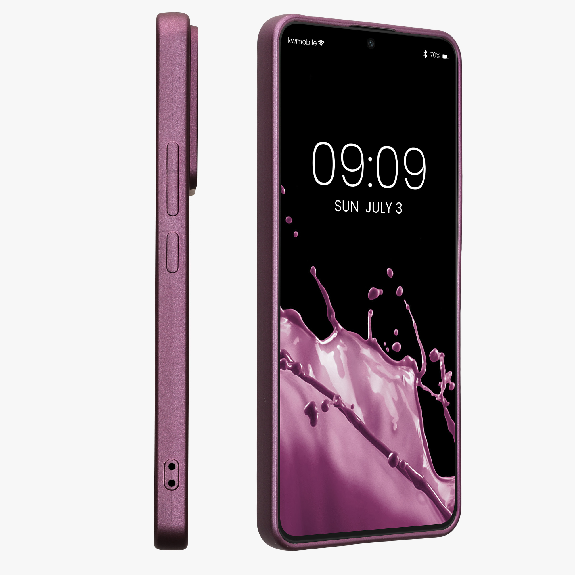 Kryt Xiaomi Redmi Note 13 Pro 5G metalický TPU levandulová kwmobile
