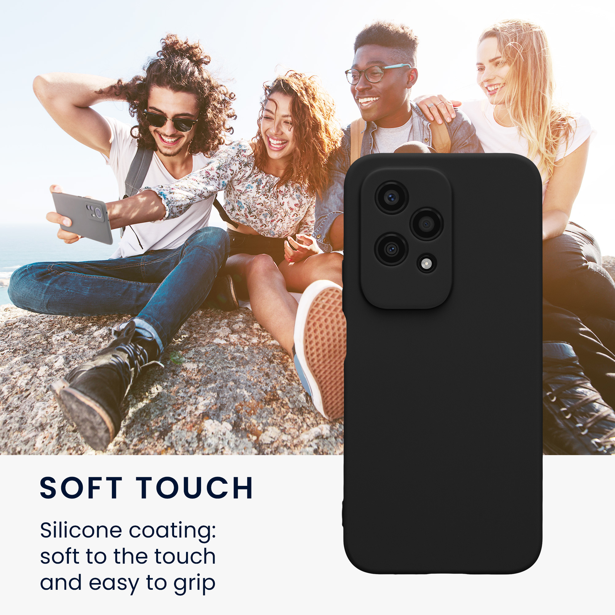 Kryt na mobil HONOR 200 Lite kwmobile matně černý