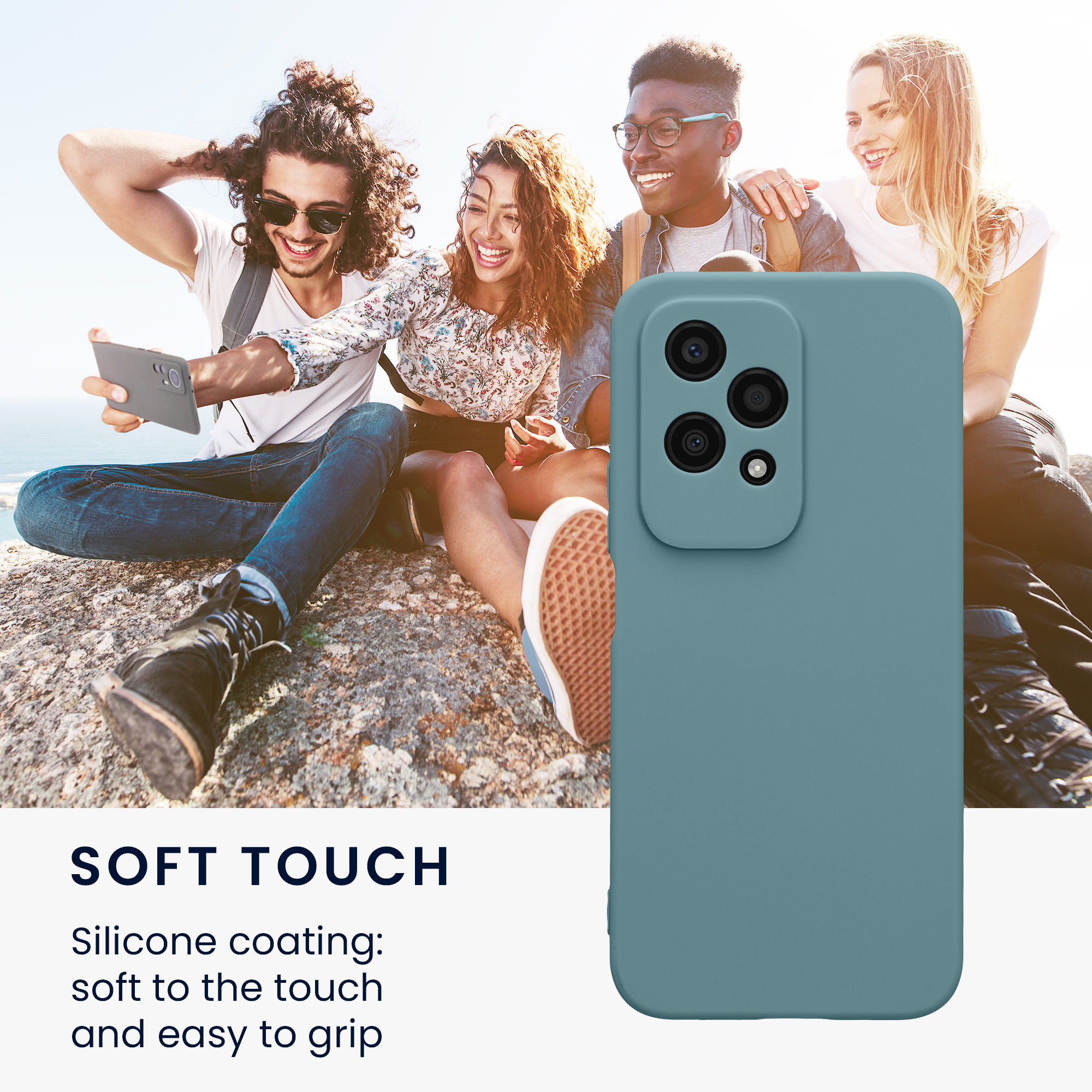 Kryt na mobil HONOR 200 Lite kwmobile béžově šedý