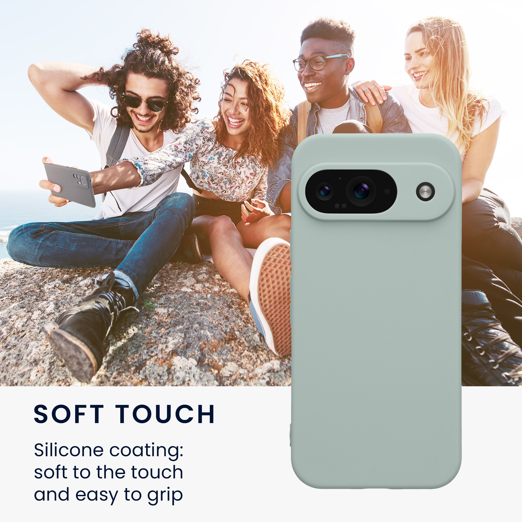 Kryt na mobil kwmobile pro Google Pixel 9 - Cool Mint