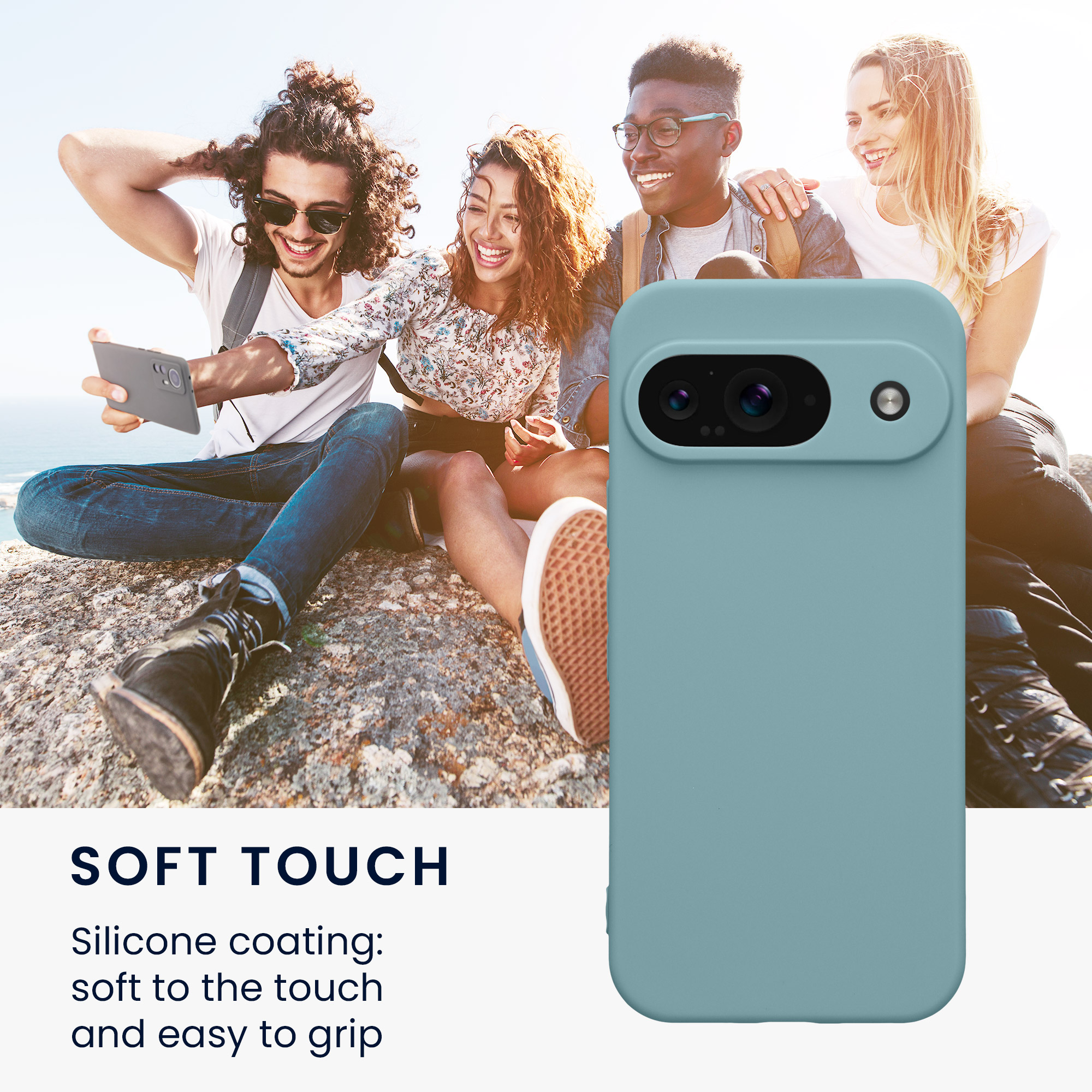 Kryt na mobil kwmobile pro Google Pixel 9 - Antique Stone