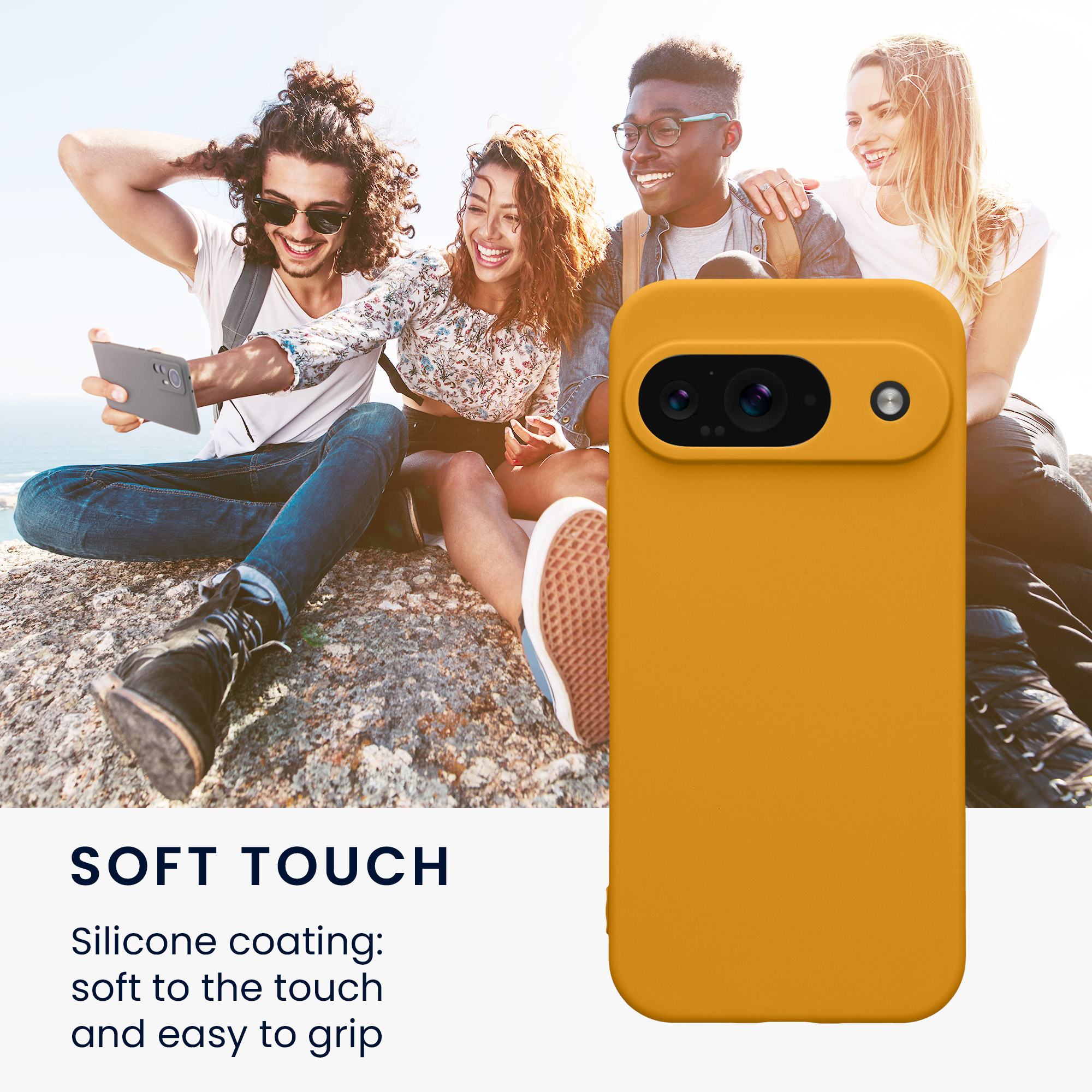 Kryt na mobil kwmobile pro Google Pixel 9 - Mango