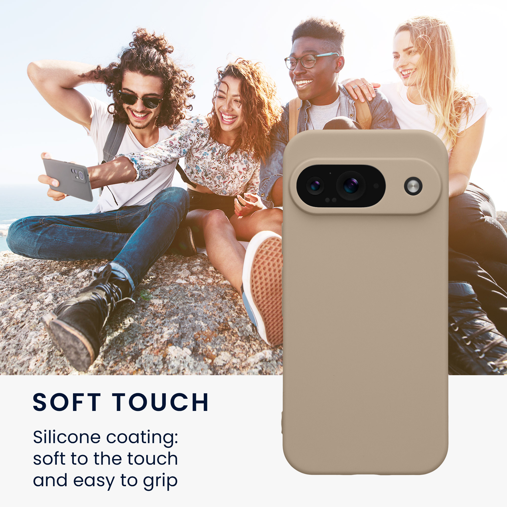 Kryt na mobil kwmobile pro Google Pixel 9 - Cream Matte