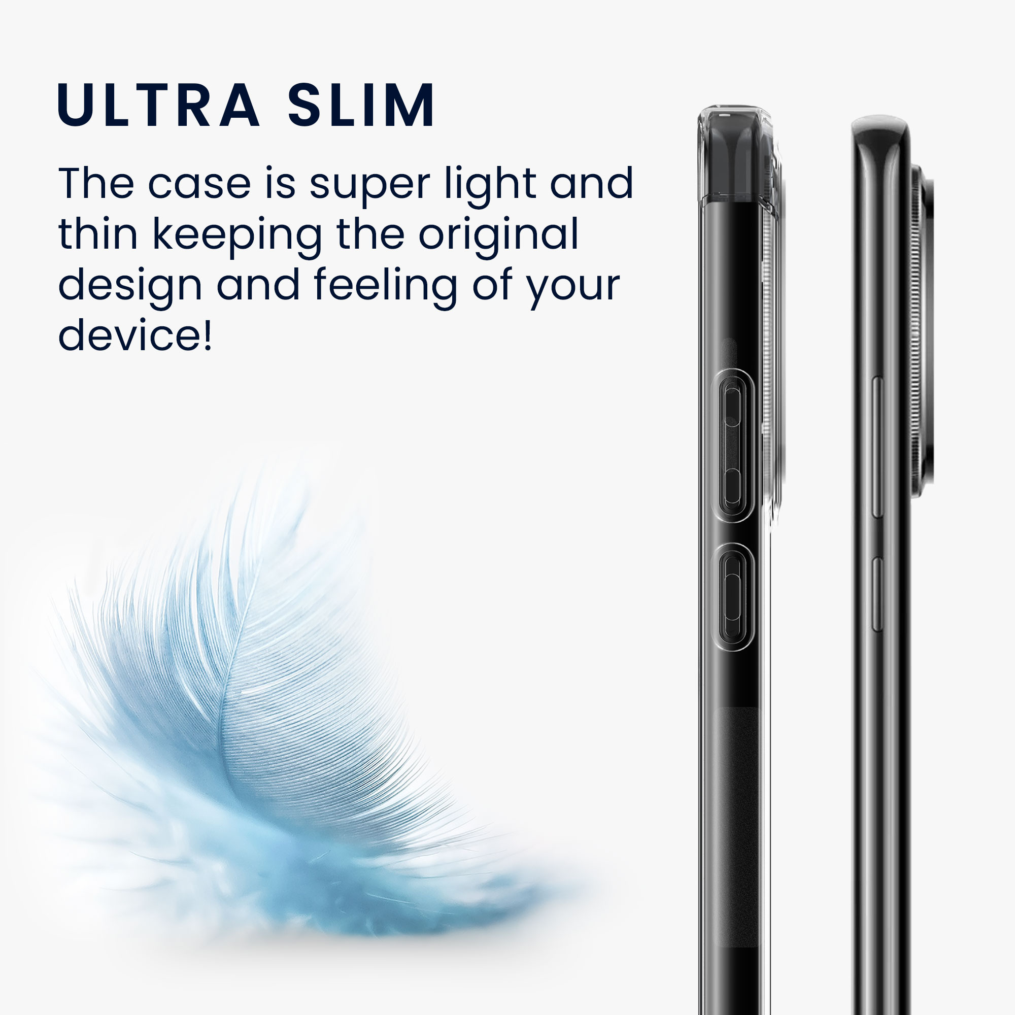 Průhledný kryt Xiaomi Redmi Note 14 Pro 5G Crystal TPU zesílené rohy kwmobile
