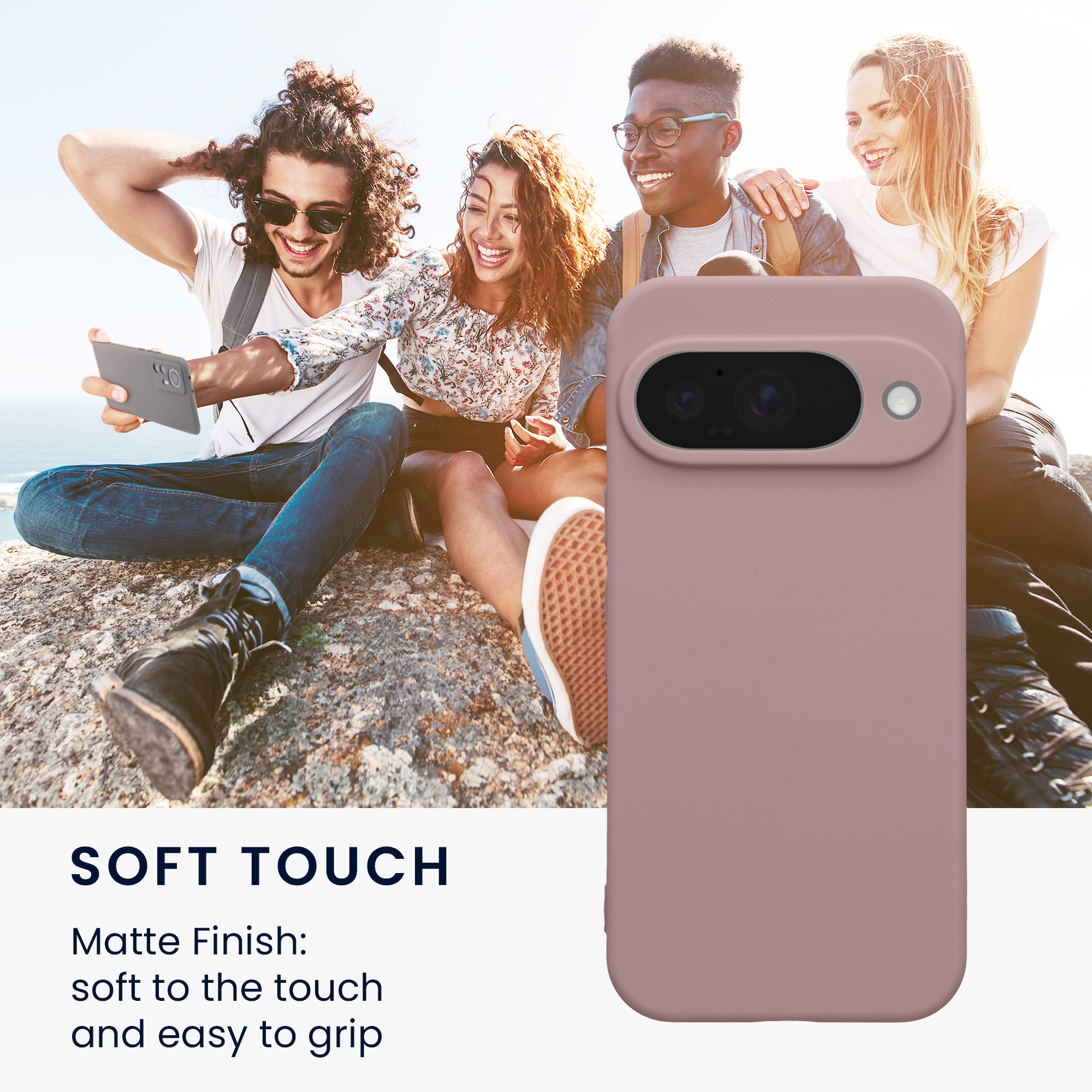 Kryt na mobil Google Pixel 10 kwmobile - nude lilac