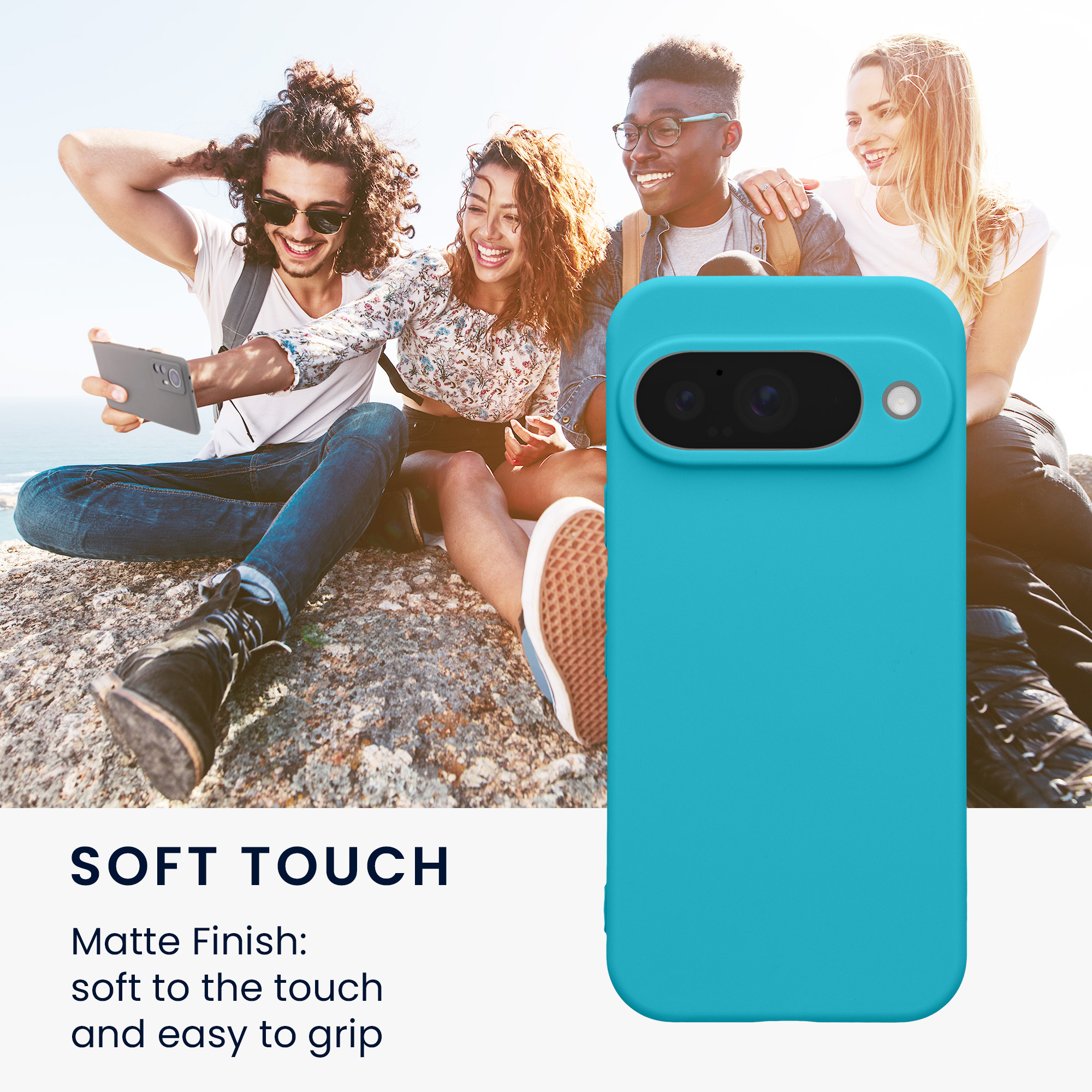 Kryt na mobil Google Pixel 10 kwmobile - Cool Glacier