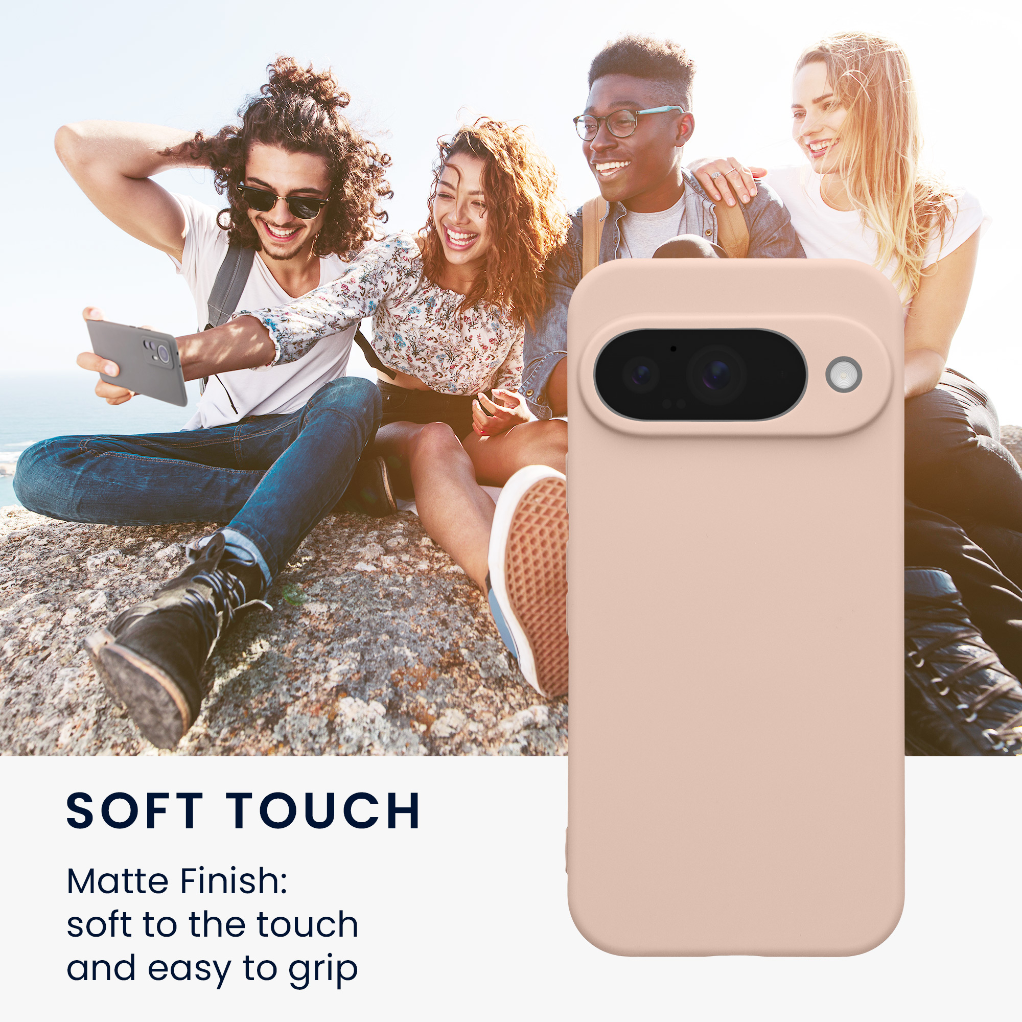 Kryt na mobil Google Pixel 10 kwmobile - Coconut Swirl