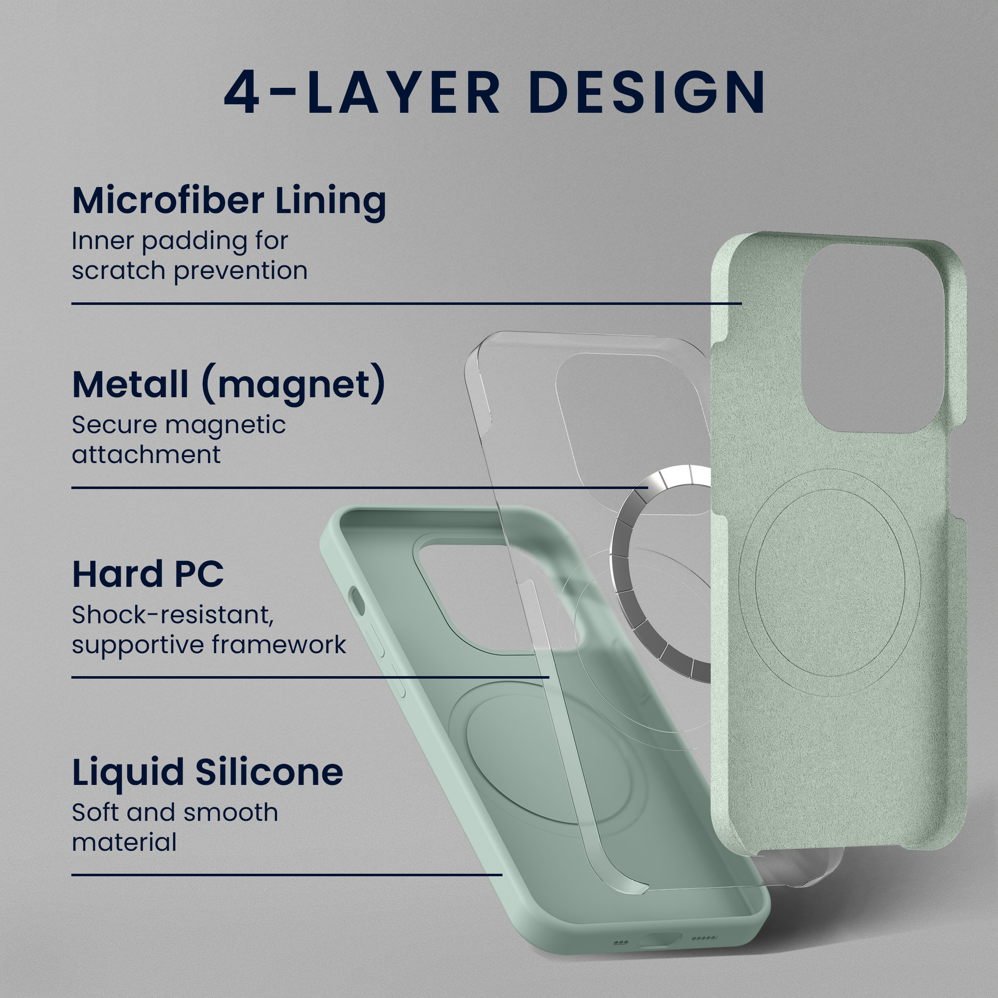 Silikonový kryt kwmobile pro Google Pixel 10 / Pixel 10 Pro - svěží mátová