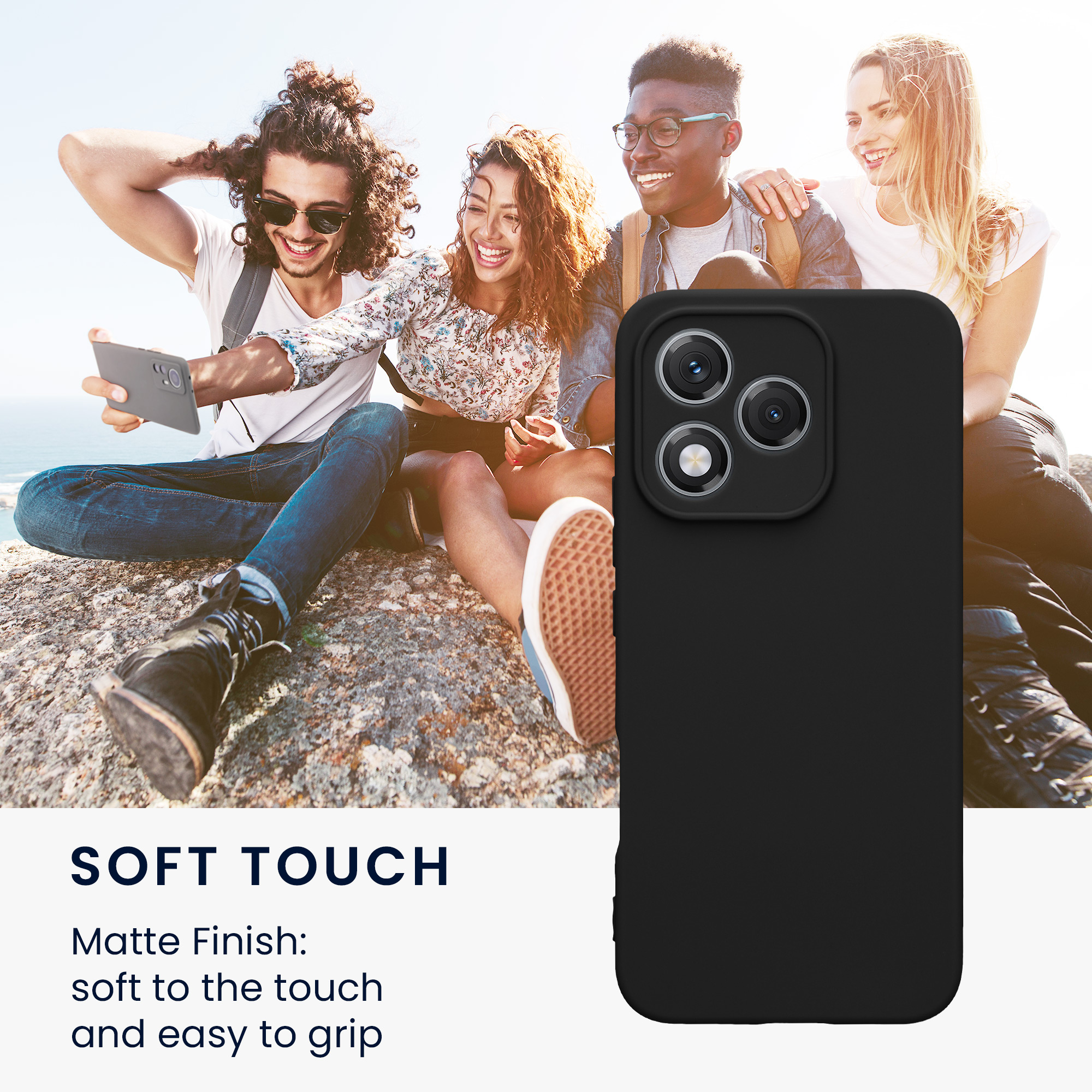 Kryt na mobil HONOR 400 Lite kwmobile TPU matná černá