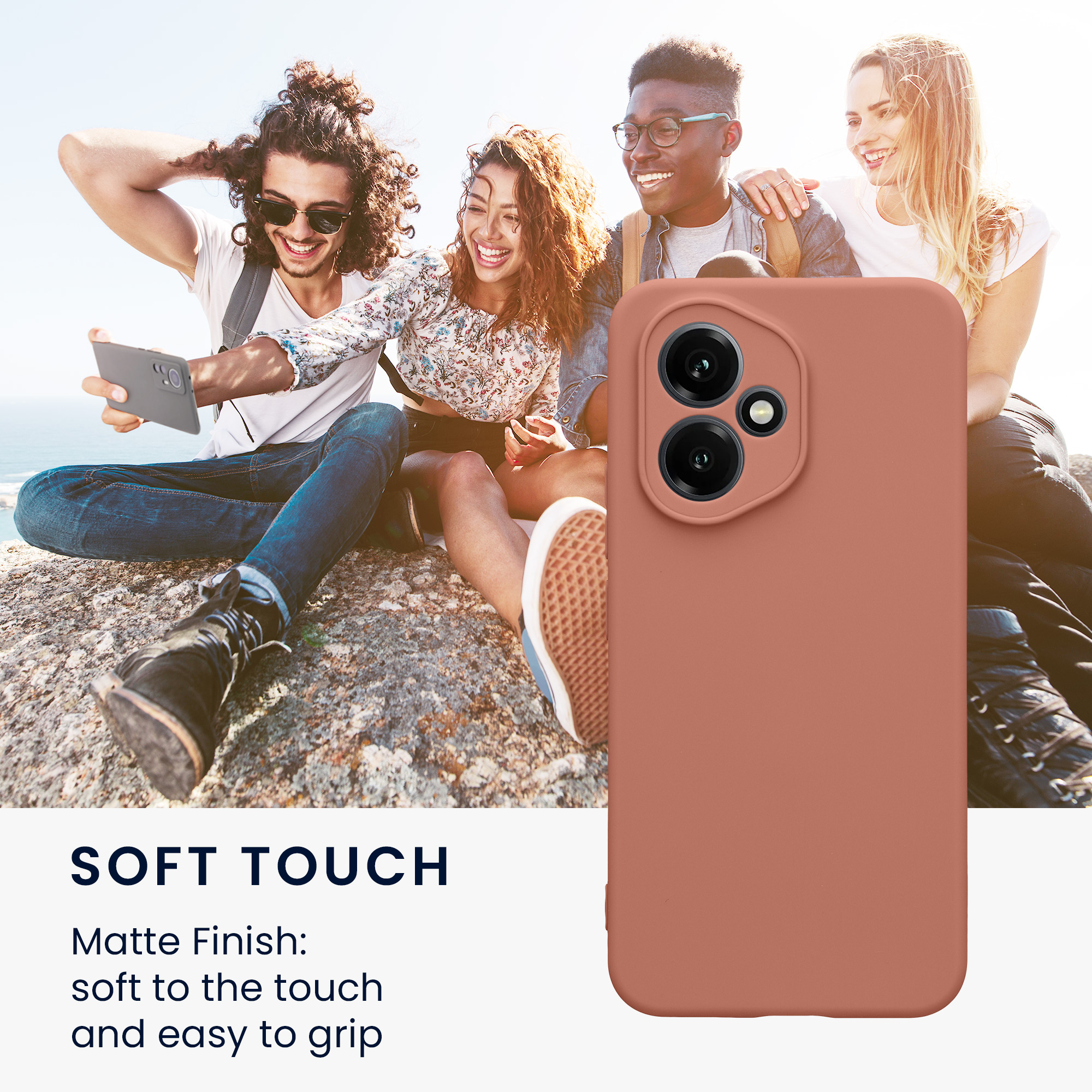 Pouzdro pro HONOR 400 kwmobile tenké TPU - zimní růže