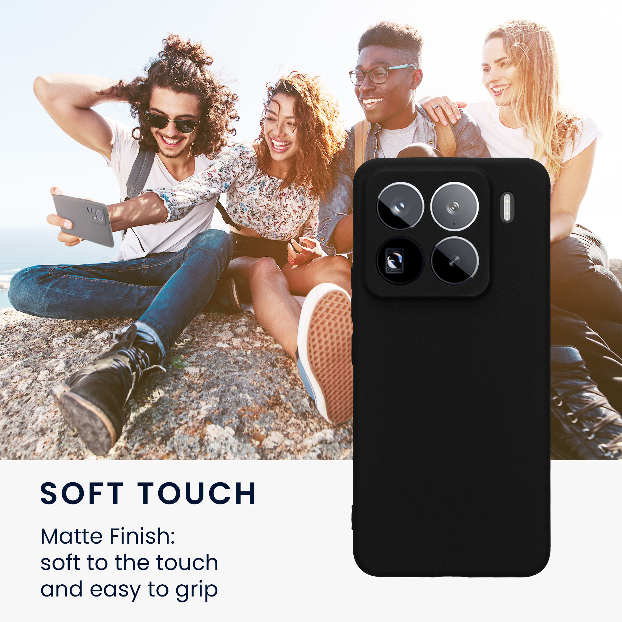 Kryt na mobil Xiaomi 15 Pro kwmobile matná černá