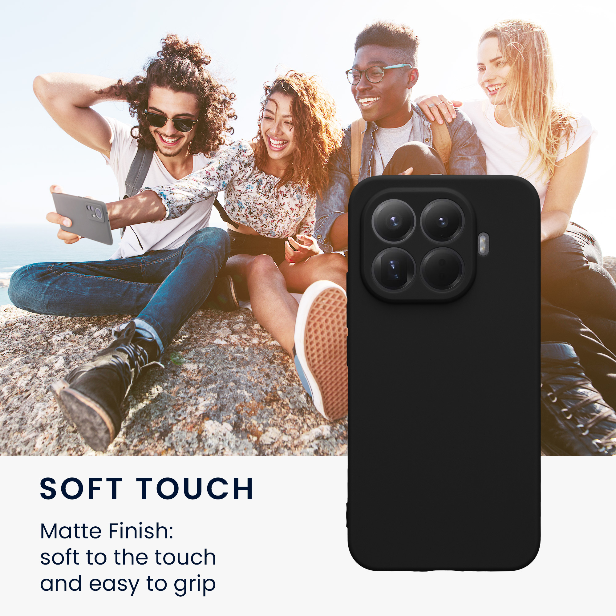 Kryt na mobil Xiaomi 15T Pro kwmobile matně černý