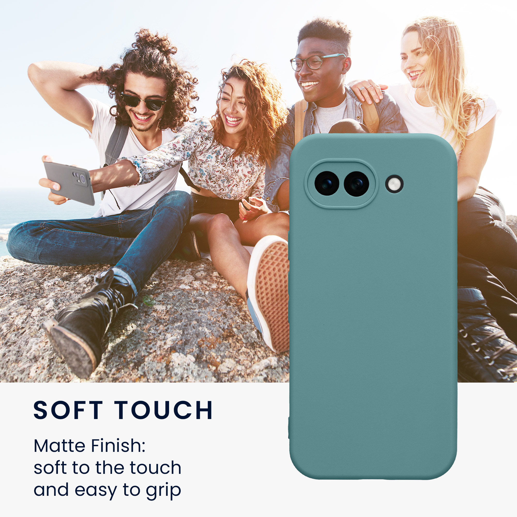 Pouzdro pro Google Pixel 10a kwmobile tenké TPU - arktická noc