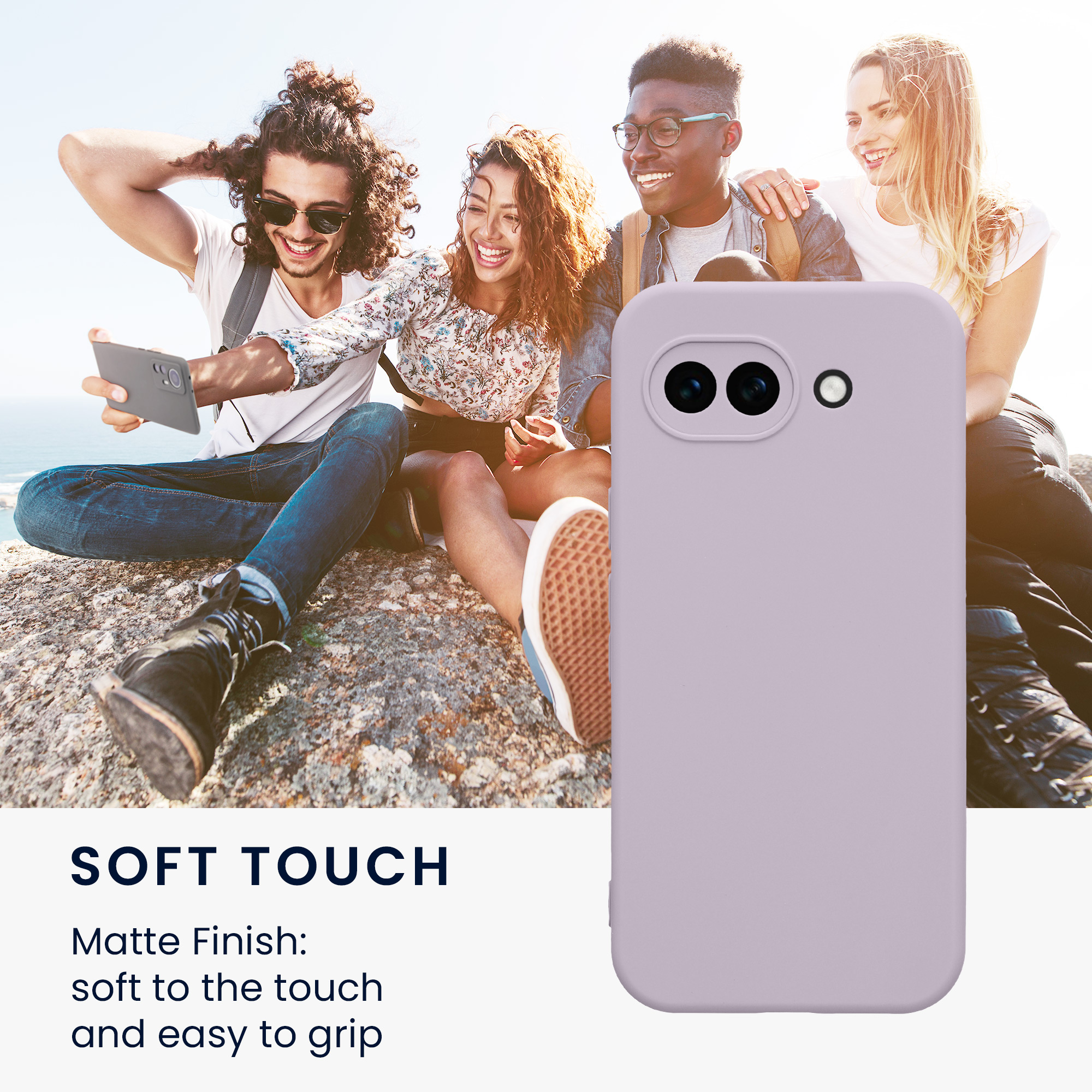 Pouzdro pro Google Pixel 10a kwmobile tenké TPU - levandulová