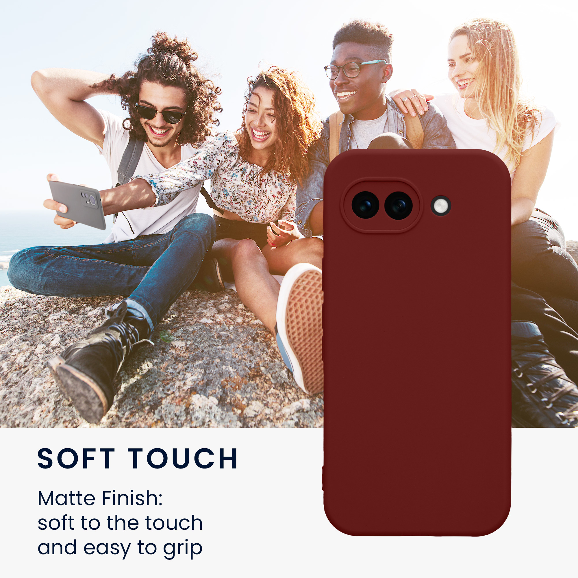 Pouzdro pro Google Pixel 10a kwmobile tenké TPU - hnědočervená