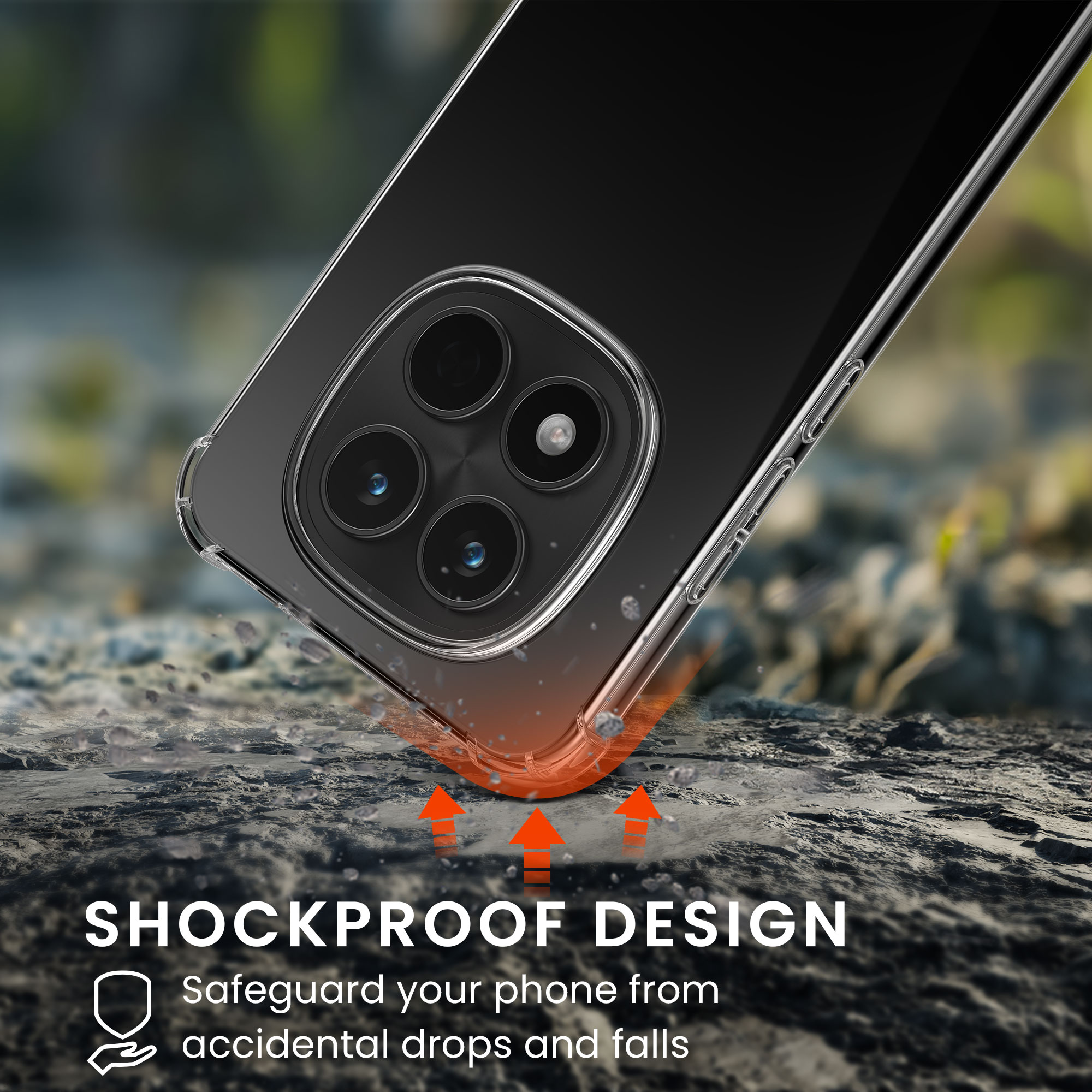 Čiré pouzdro pro Xiaomi Redmi Note 15 Pro 4G kwmobile - transparentní
