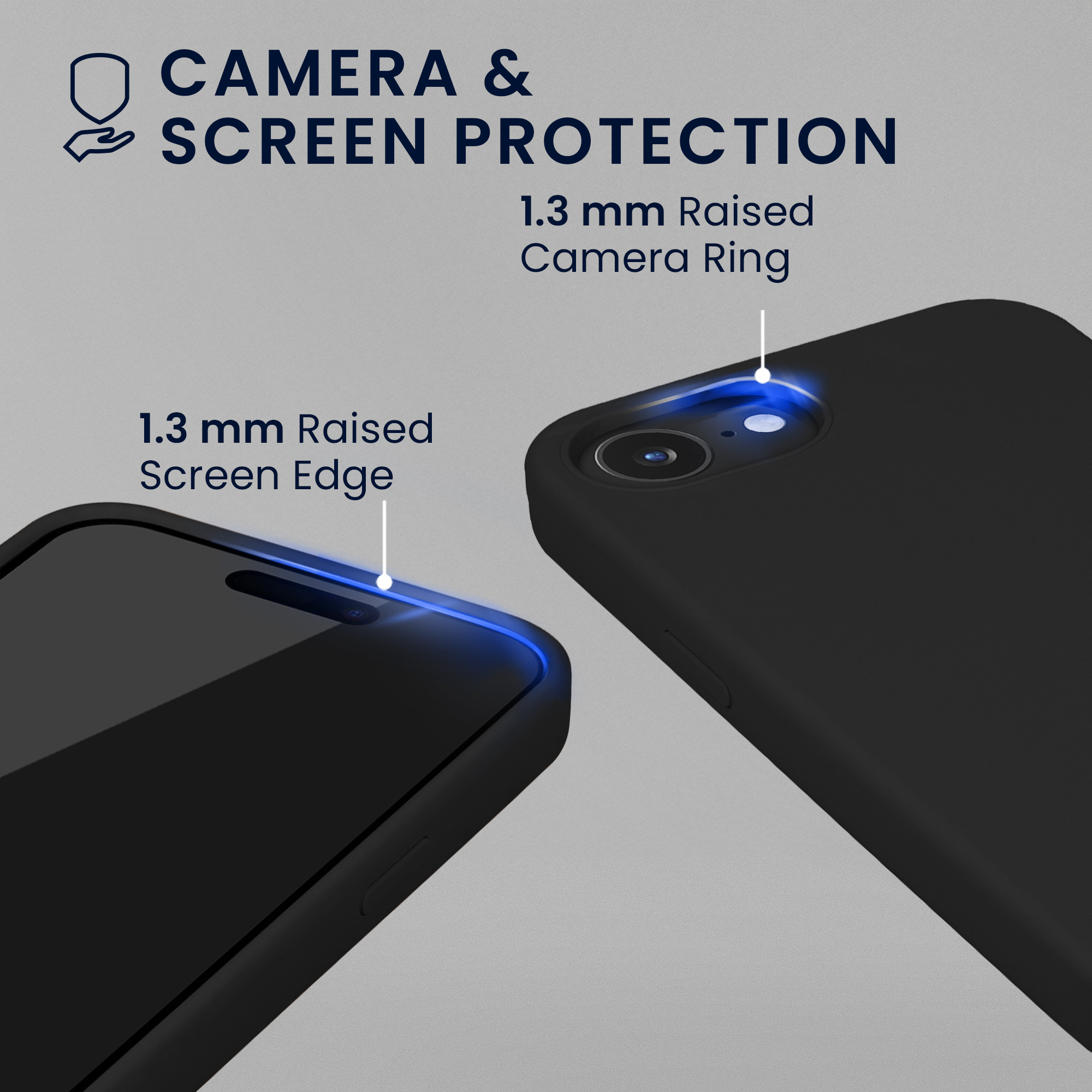 Pouzdro pro Apple iPhone 17e / iPhone 16e se 2 tvrzenými ochrannými skly kwmobile - černá