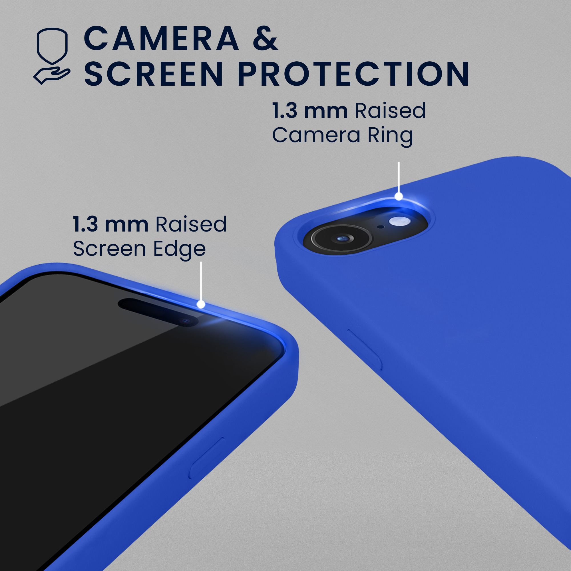 Pouzdro pro Apple iPhone 17e / iPhone 16e se 2 tvrzenými ochrannými skly kwmobile - baltská modrá