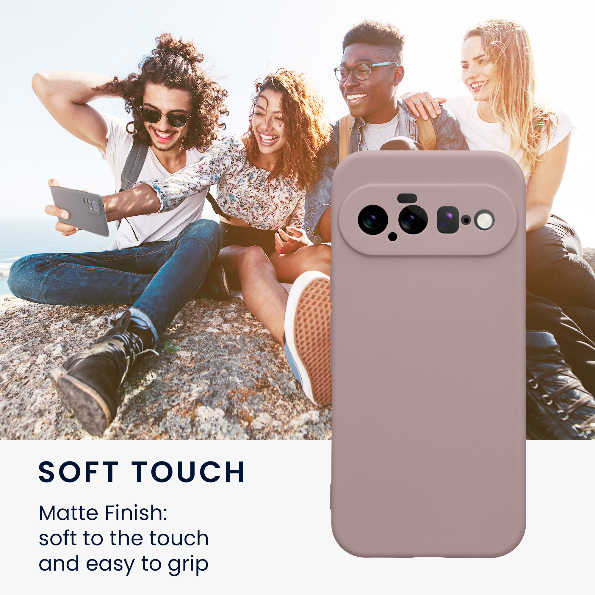 Pouzdro pro Google Pixel 11 kwmobile tenké TPU - světle lila