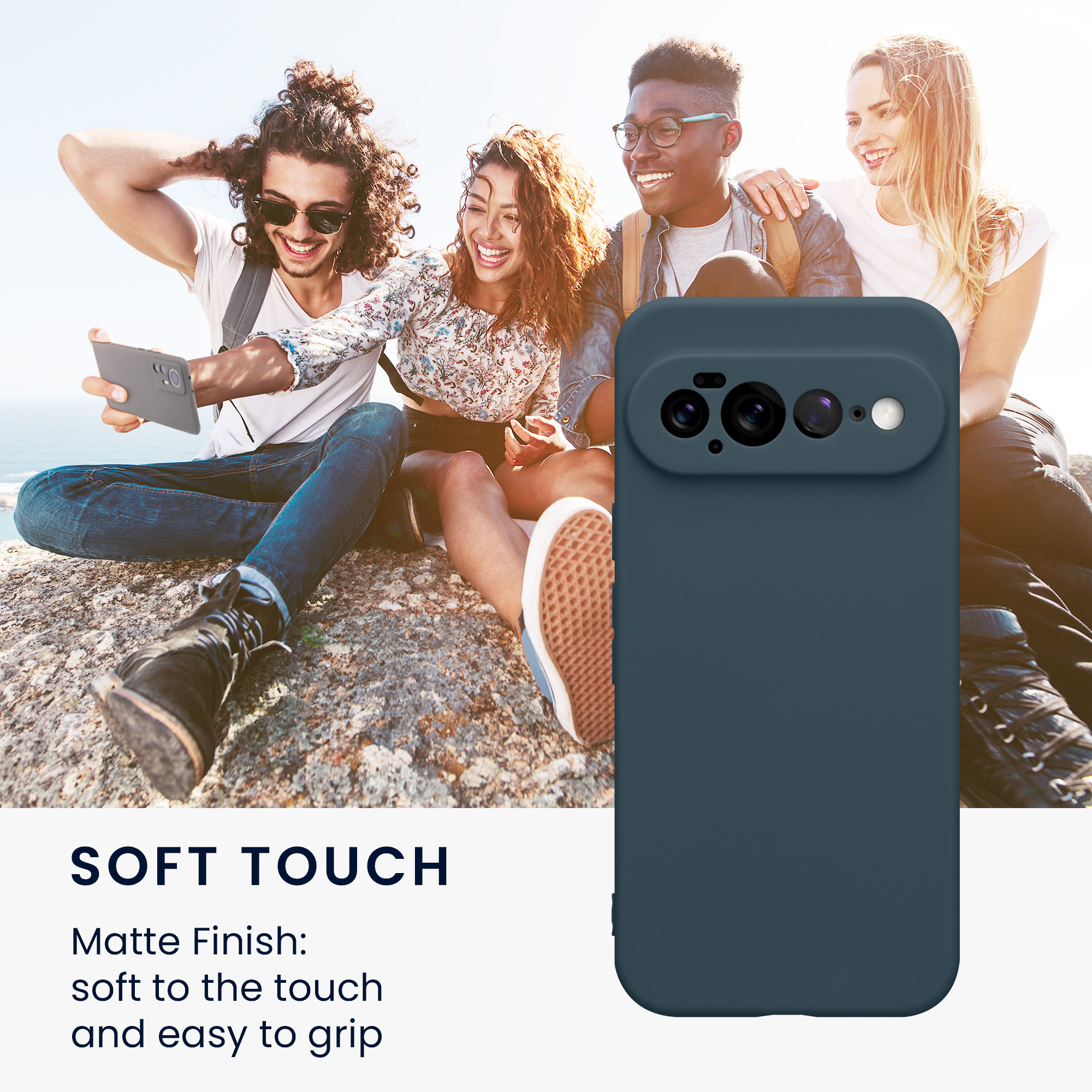 Pouzdro pro Google Pixel 11 Pro XL kwmobile tenké TPU - tmavá antracitová