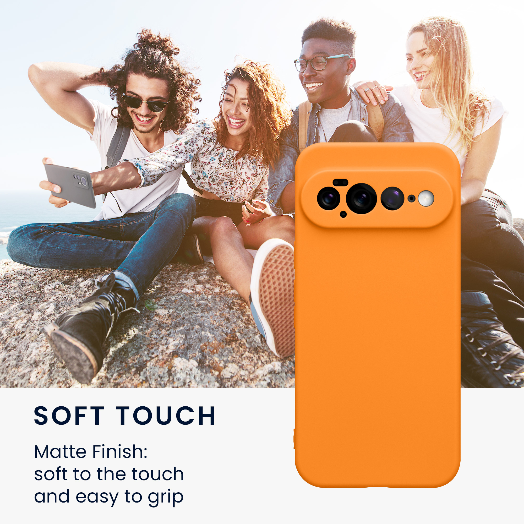 Pouzdro pro Google Pixel 11 Pro XL kwmobile tenké TPU - ovocná oranžová
