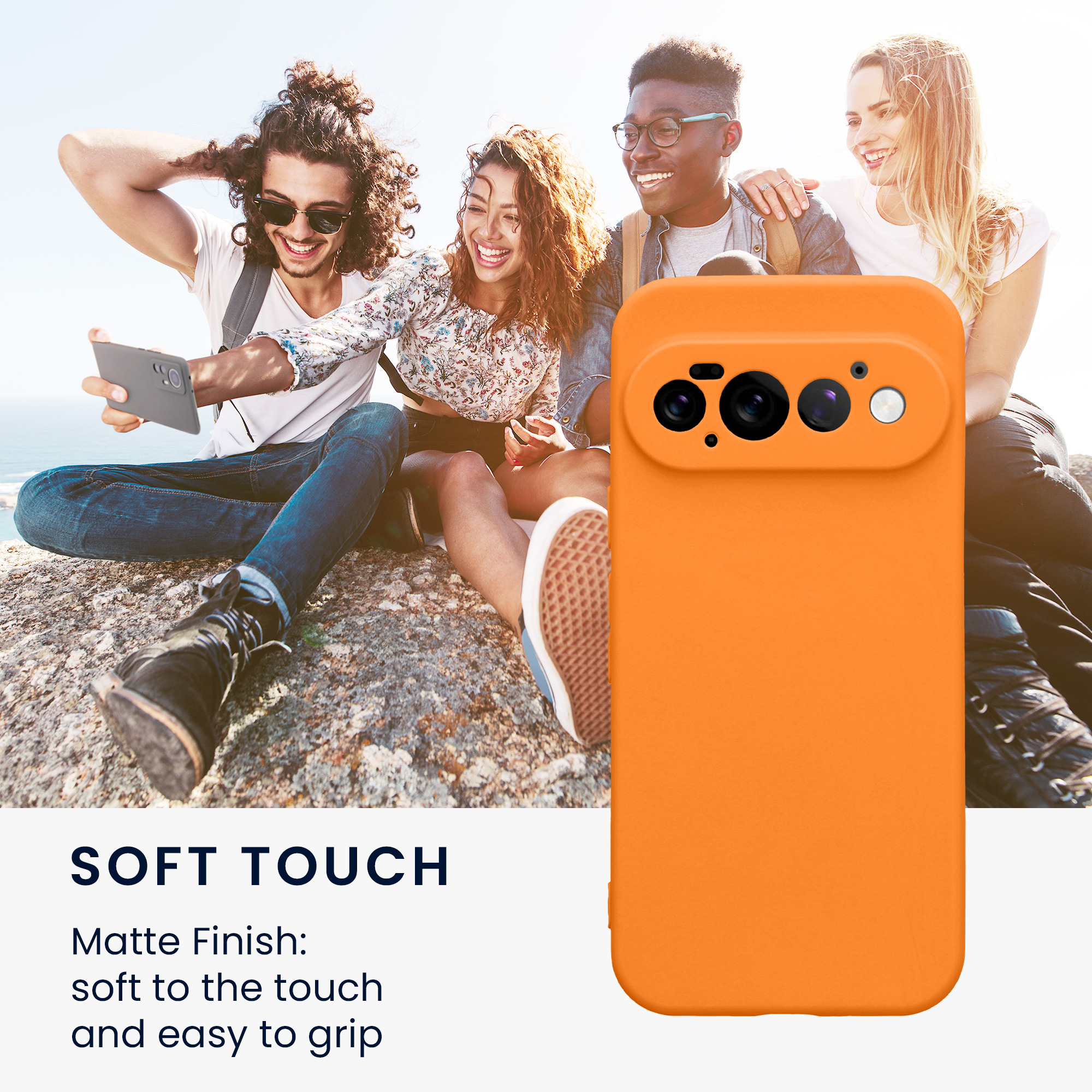 Pouzdro pro Google Pixel 11 Pro kwmobile tenké TPU - ovocná oranžová