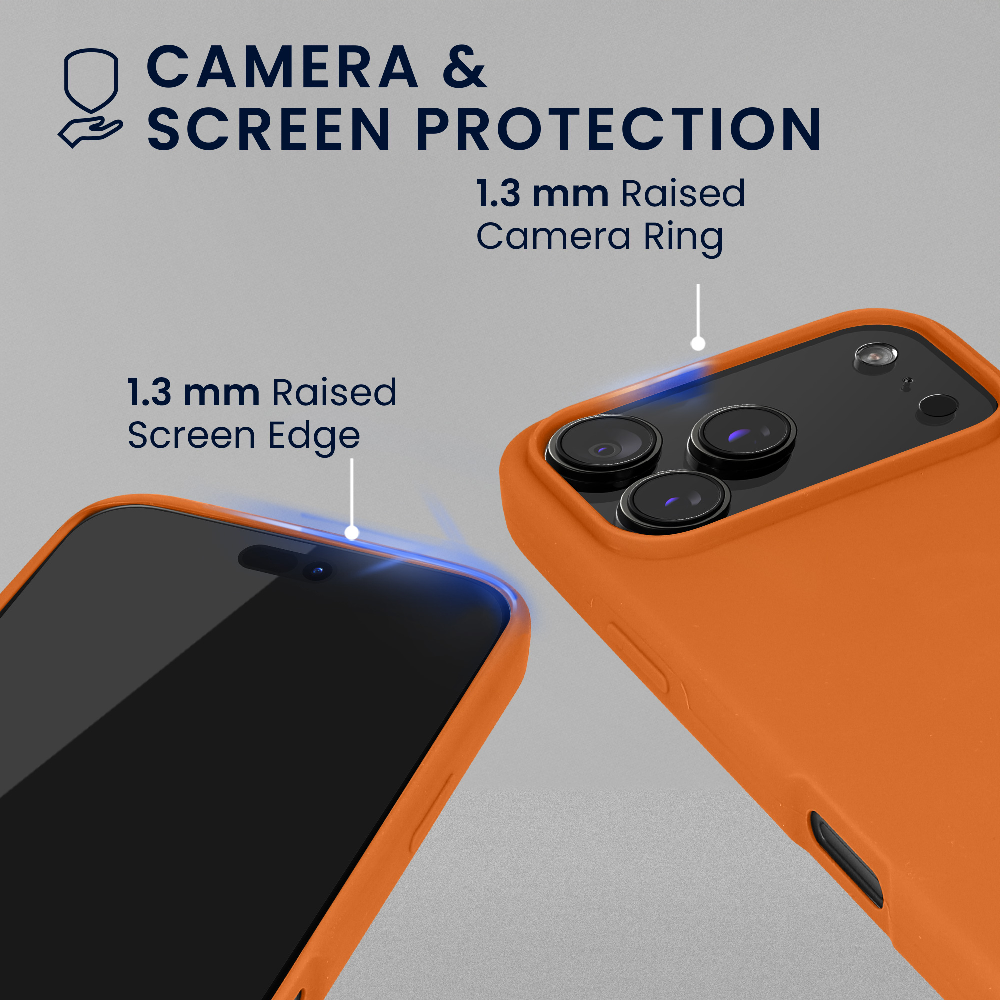 Pouzdro pro Apple iPhone 18 Pro Max / iPhone 17 Pro Max se 2 tvrzenými ochrannými skly kwmobile - ovocná oranžová