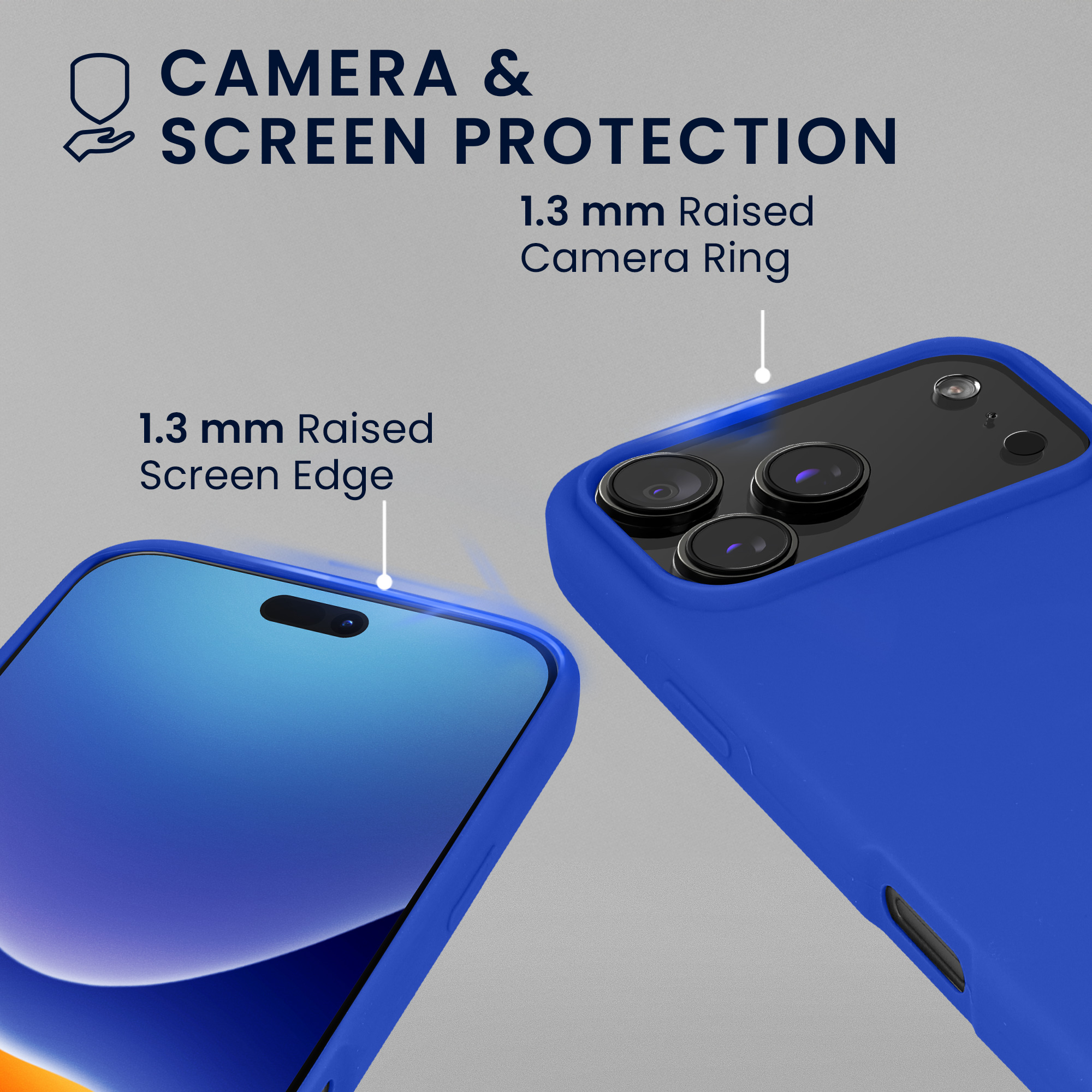 Pouzdro pro Apple iPhone 18 Pro Max / iPhone 17 Pro Max se 2 tvrzenými ochrannými skly kwmobile - baltská modrá